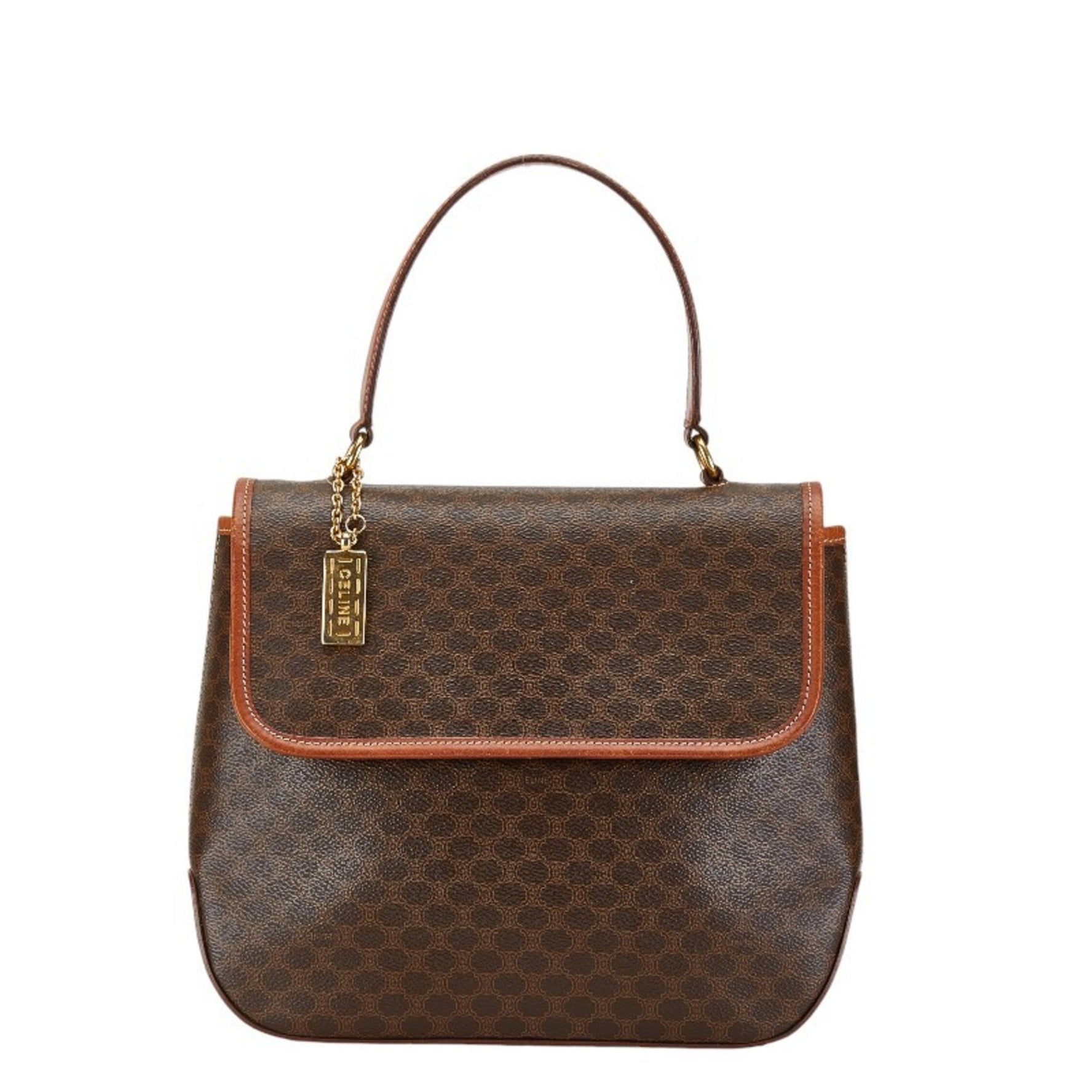 Celine Macadam Handbag Shoulder Bag PVC Leather