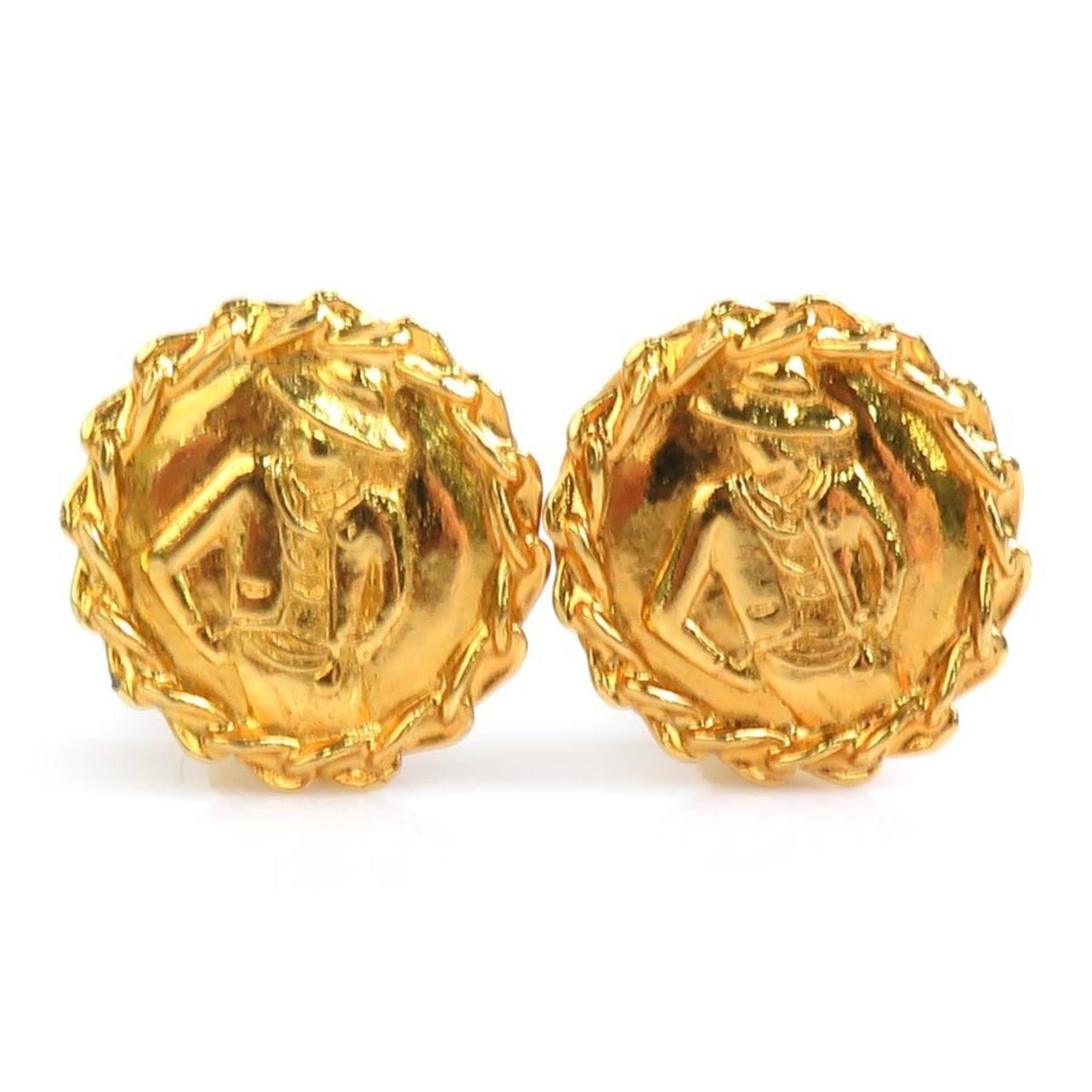CHANEL Earrings Mademoiselle Metal