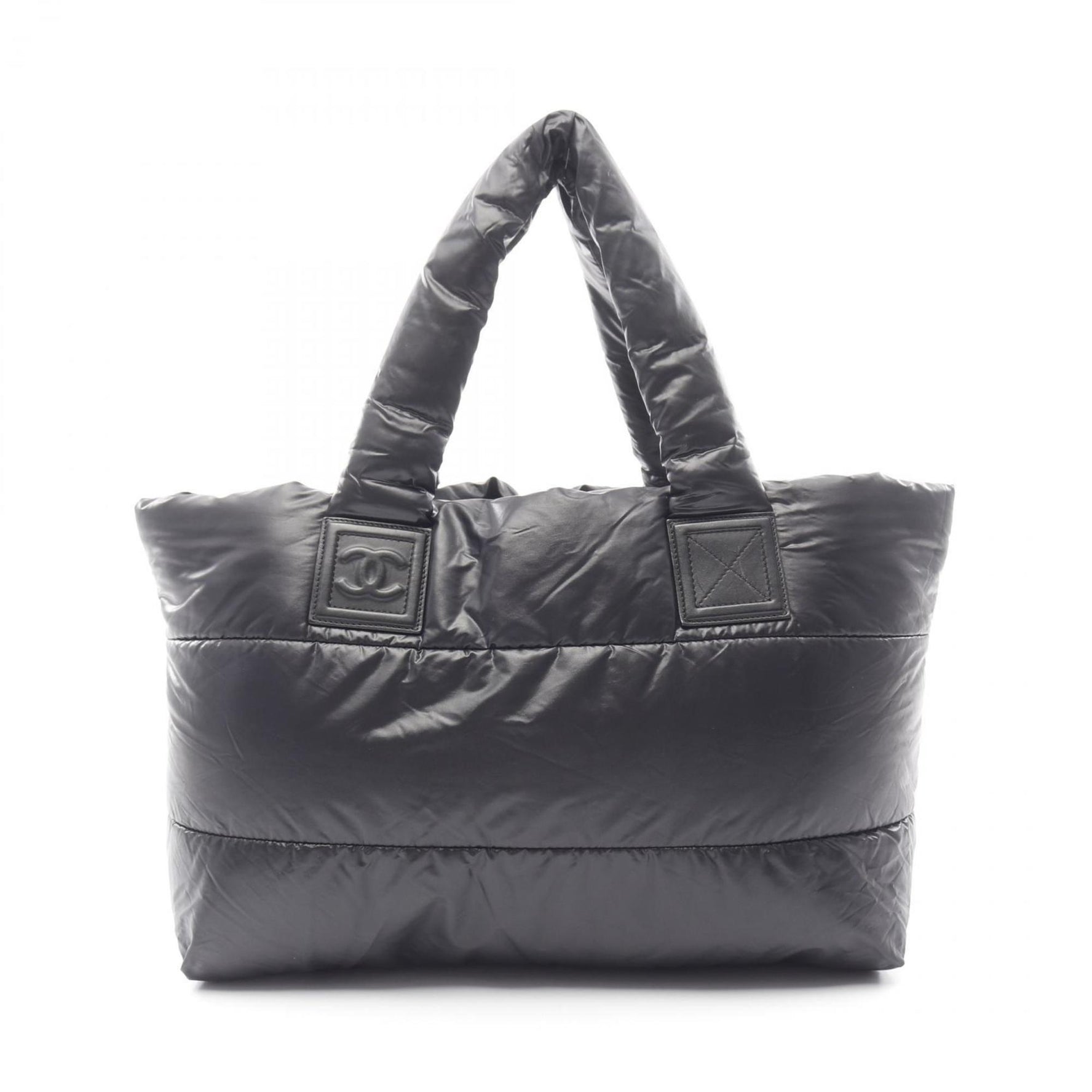 CHANEL Coco Cocoon MM Tote Bag, Nylon and Leather