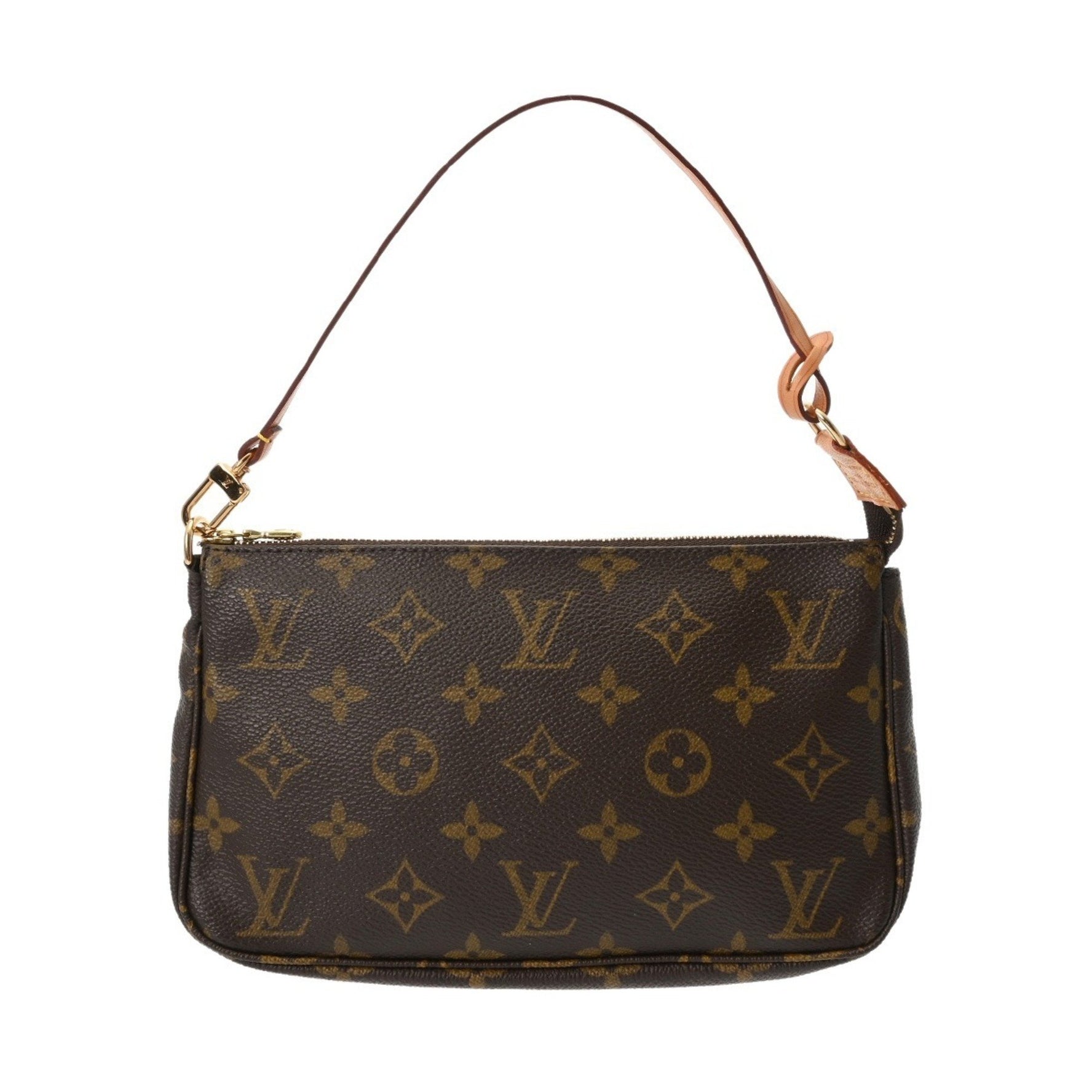 LOUIS VUITTON Monogram Canvas Pochette Accessoires Brown Accessory Pouch