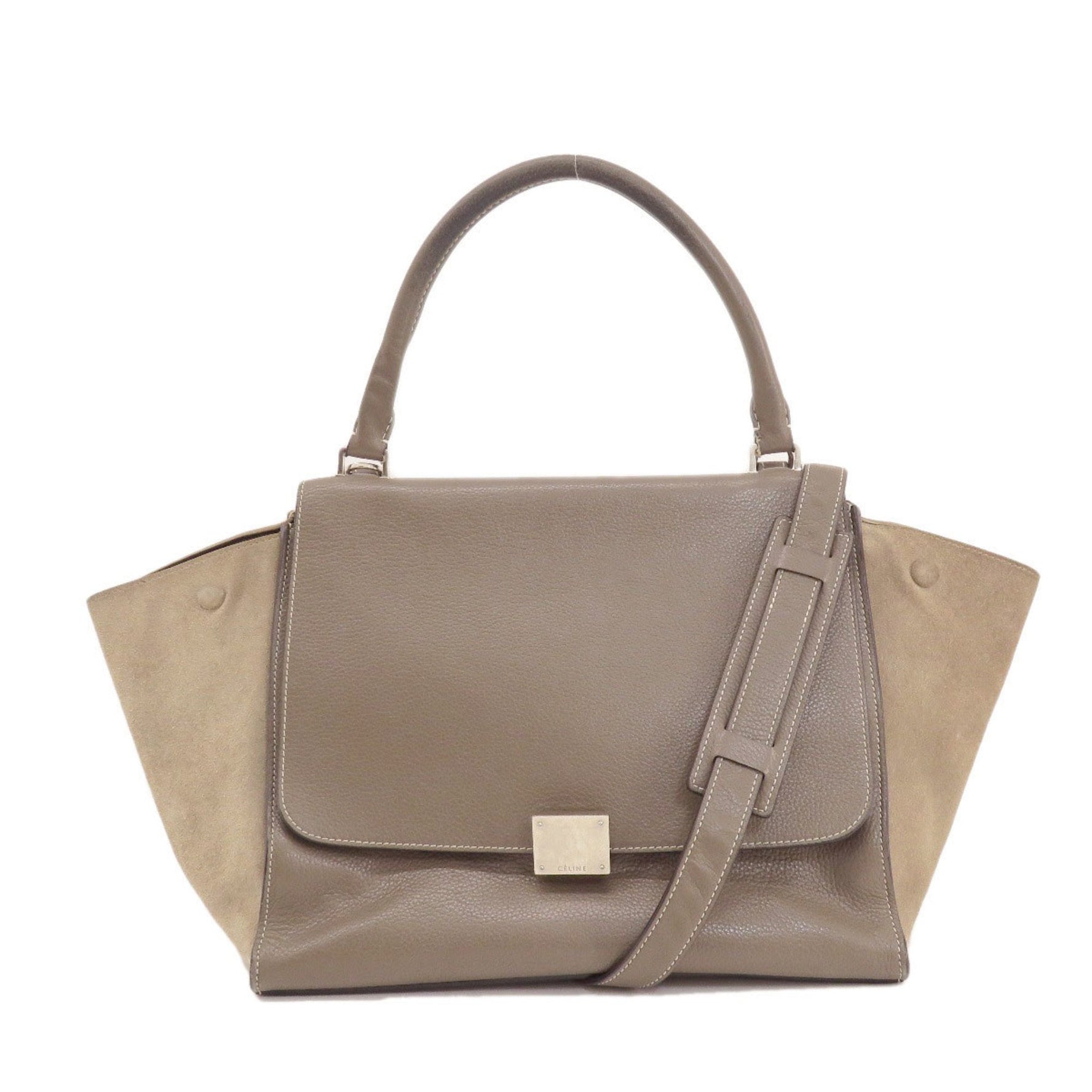 CELINE Trapeze Tote Bag Leather