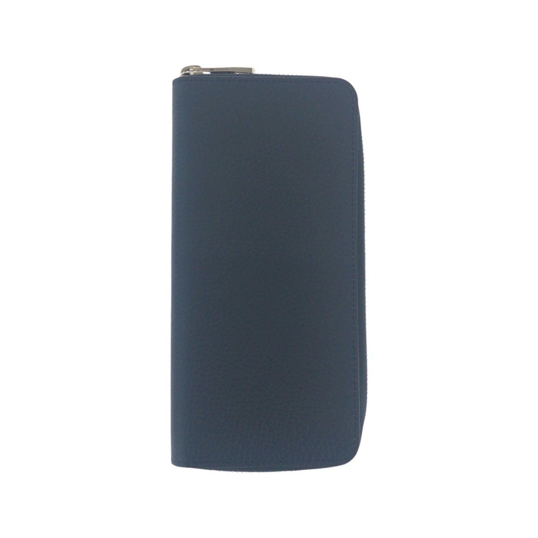 Louis Vuitton Taurillon Zippy Wallet Vertical Silver Hardware Leather Long