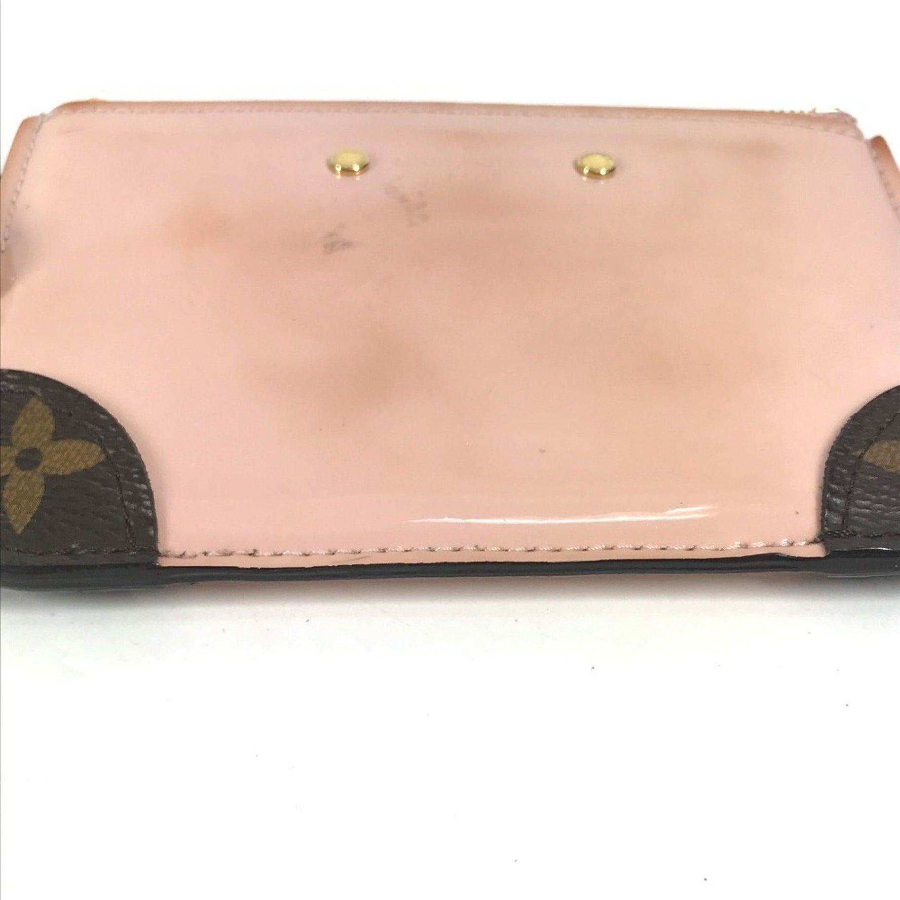 Louis Vuitton Monogram Vernis Miroir Pochette Cle with Key Ring Holder Wallet Coin Purse Business Card Holder/Card Case Wallet/Coin Patent Leather