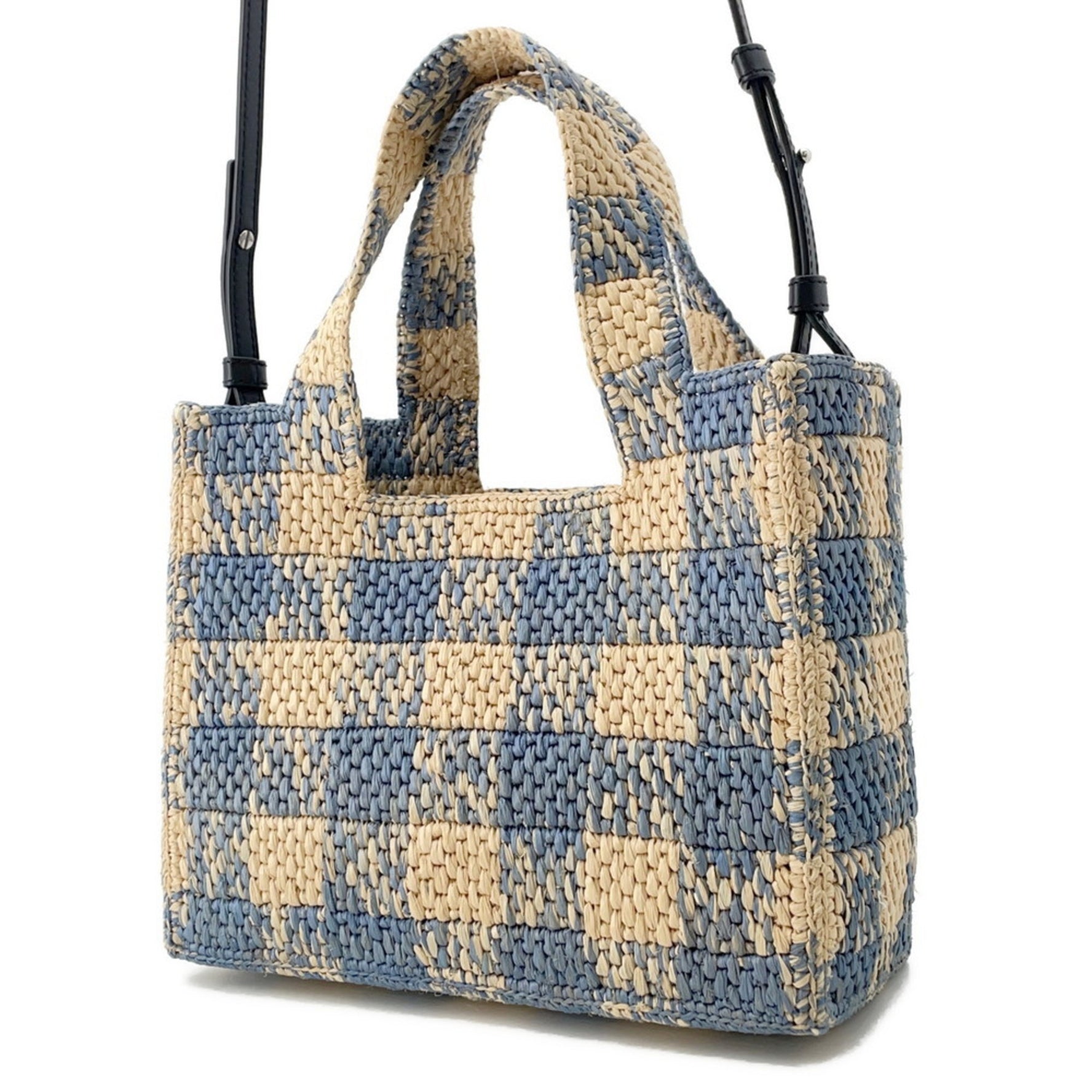 Loewe Font Tote Small Raffia Handbag Shoulder Bag