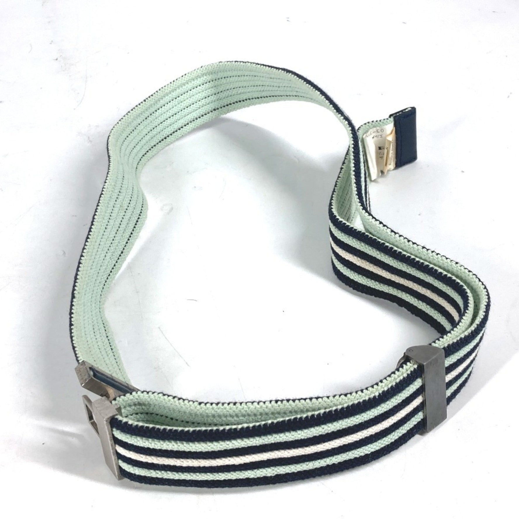 HERMES H Border Belt Elastic Men's