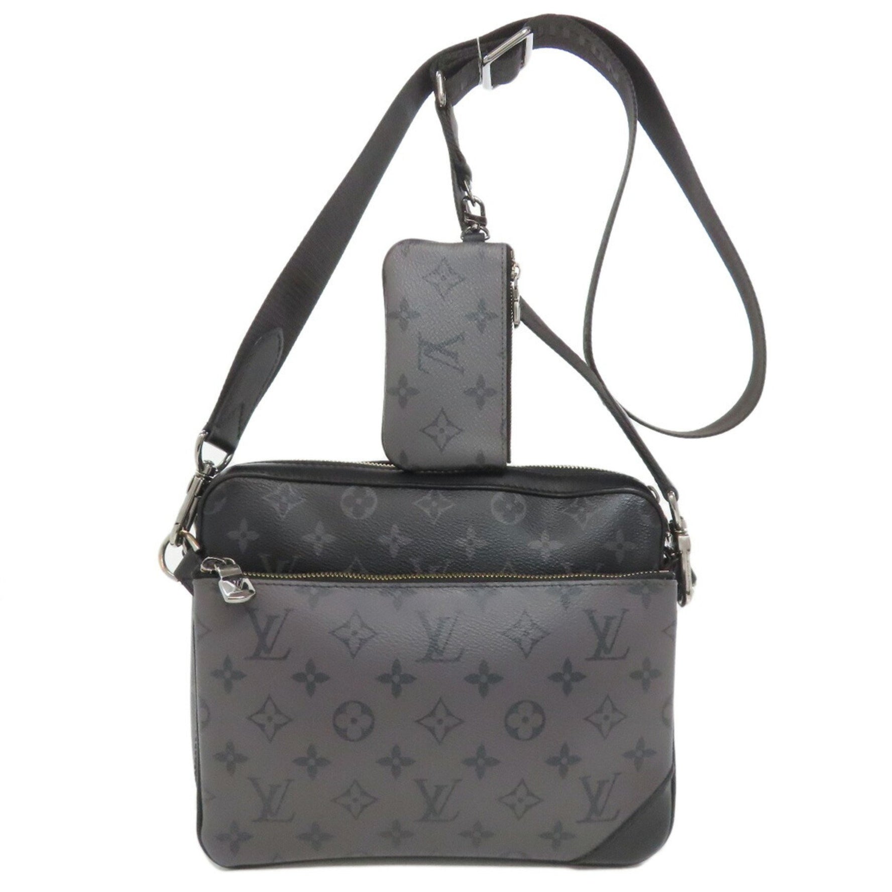 Louis Vuitton Trio Shoulder Bag Monogram Eclipse