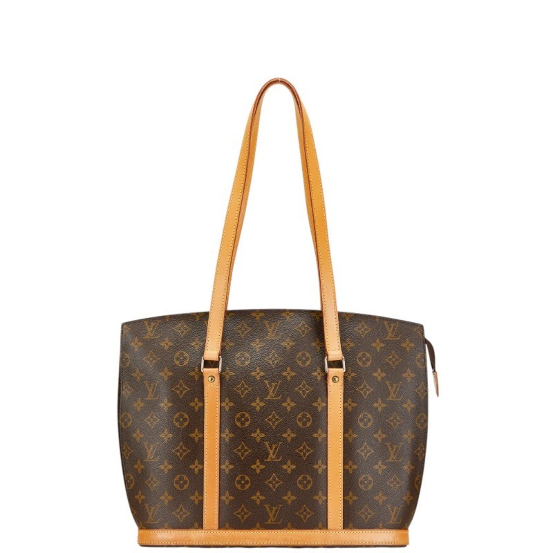 Louis Vuitton Monogram Babylon Tote Bag/Shoulder Bag Brown Leather LOUIS VUITTON