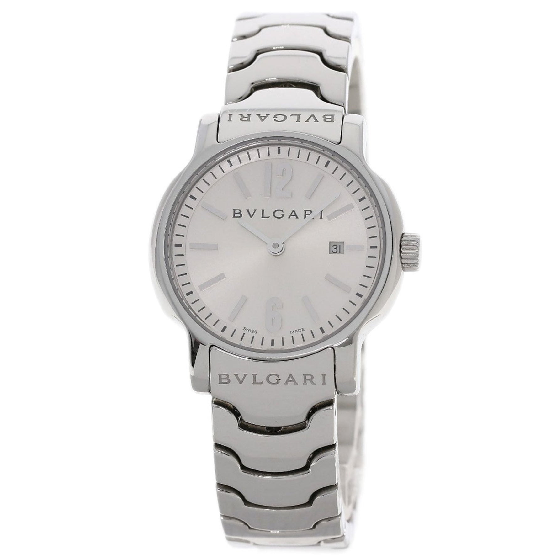 Bvlgari Solotempo Watch Stainless Steel SS Ladies