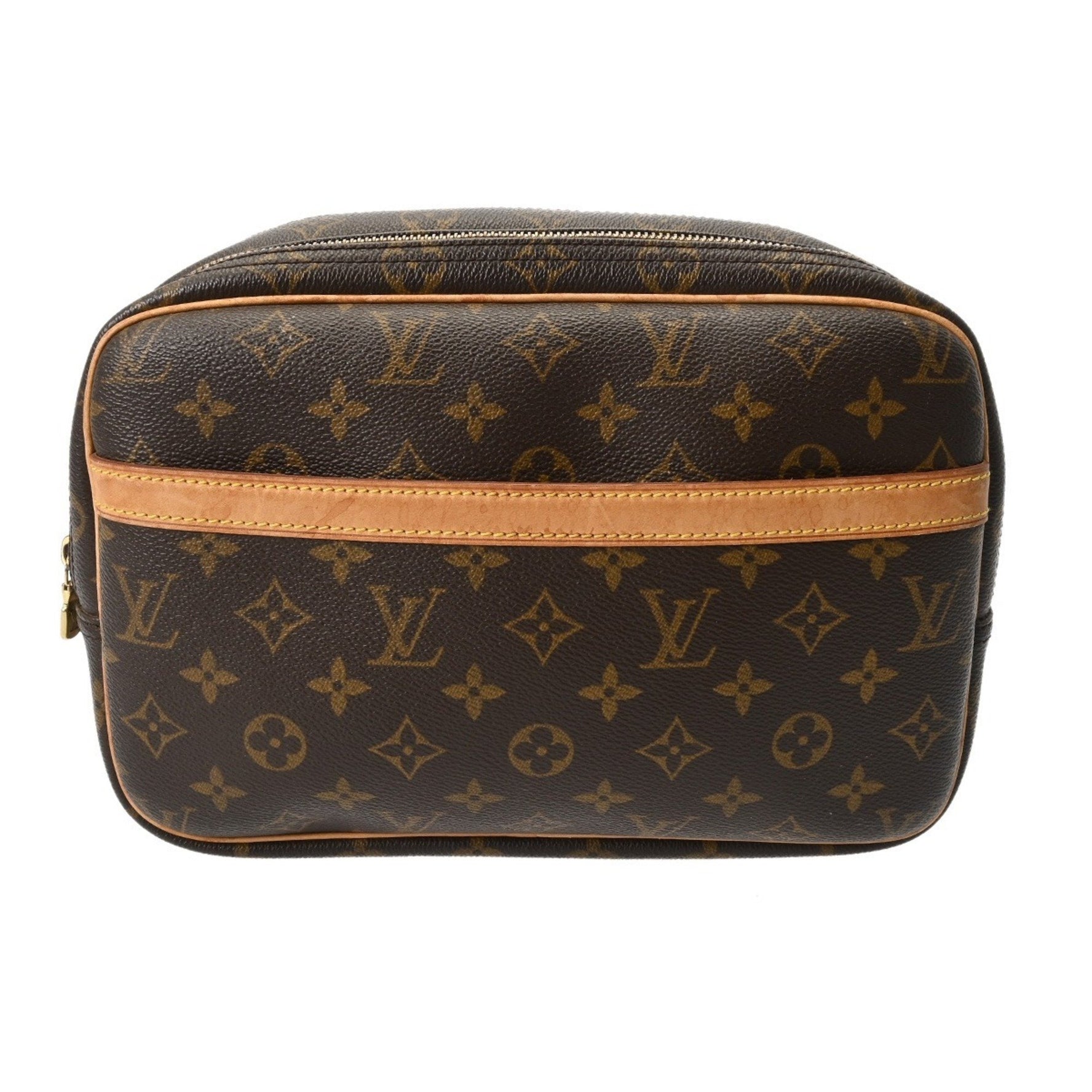 LOUIS VUITTON Monogram Reporter PM Unisex Canvas Shoulder Bag