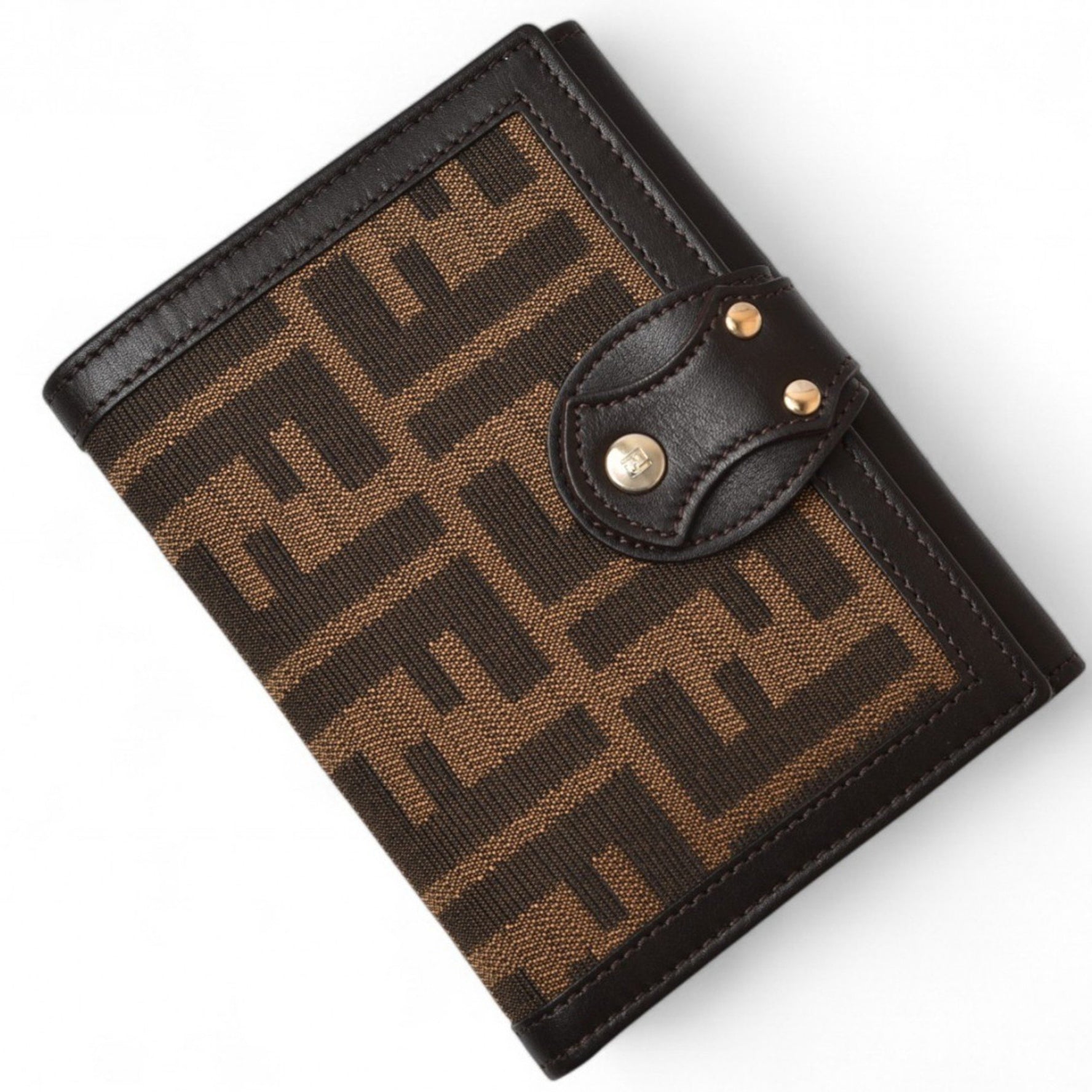 Fendi Wallet, Bi-fold, ZUCCA, Zucca Pattern