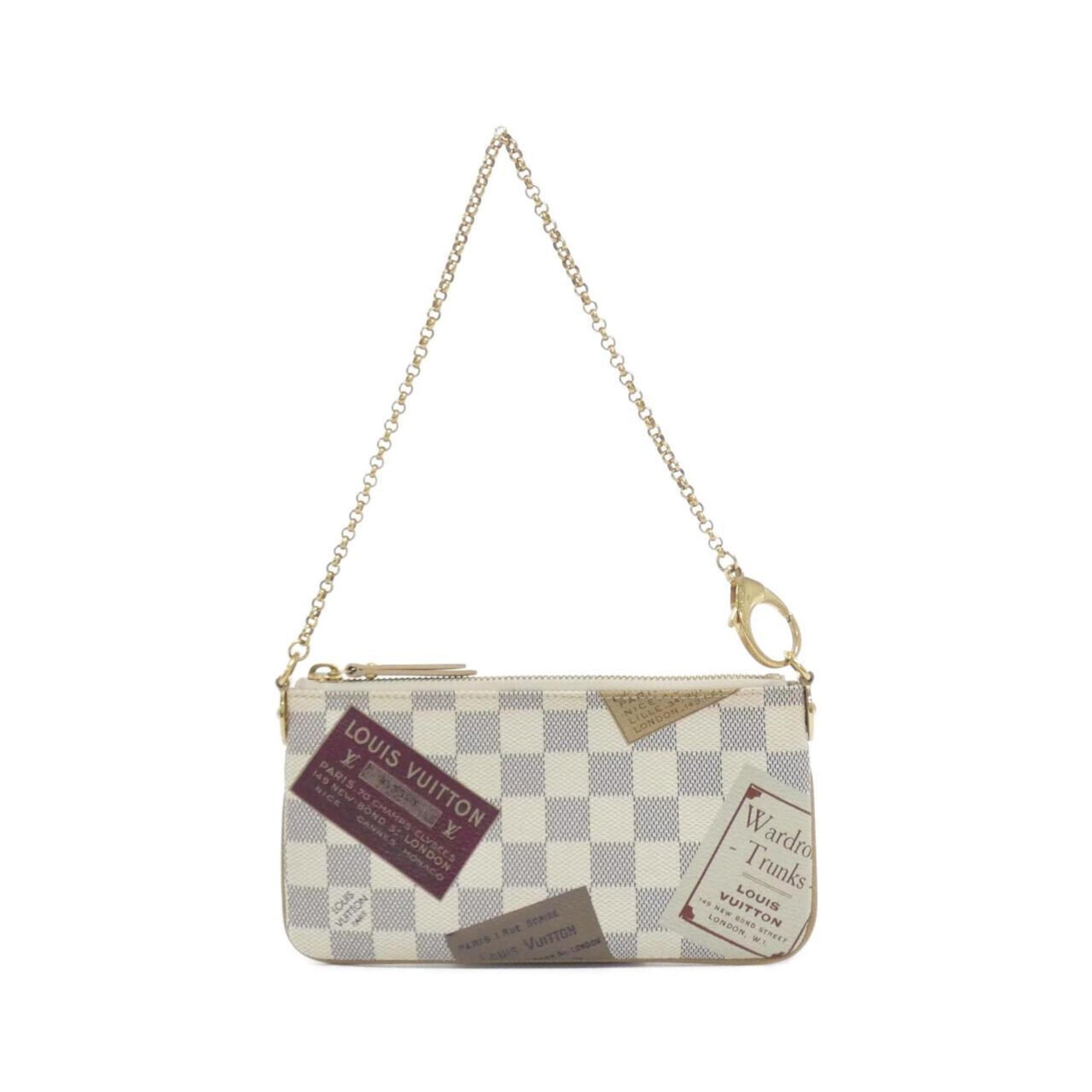 Louis Vuitton Damier Azur Pochette Mila MM Accessory Pouch