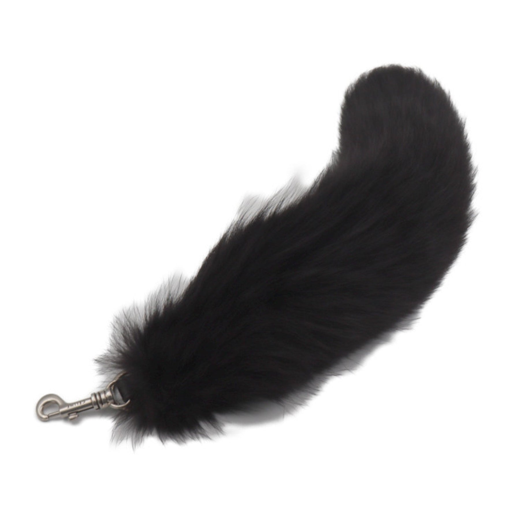 CELINE FOX TAIL Fox Tail Keychain Fur Key Ring Bag Charm