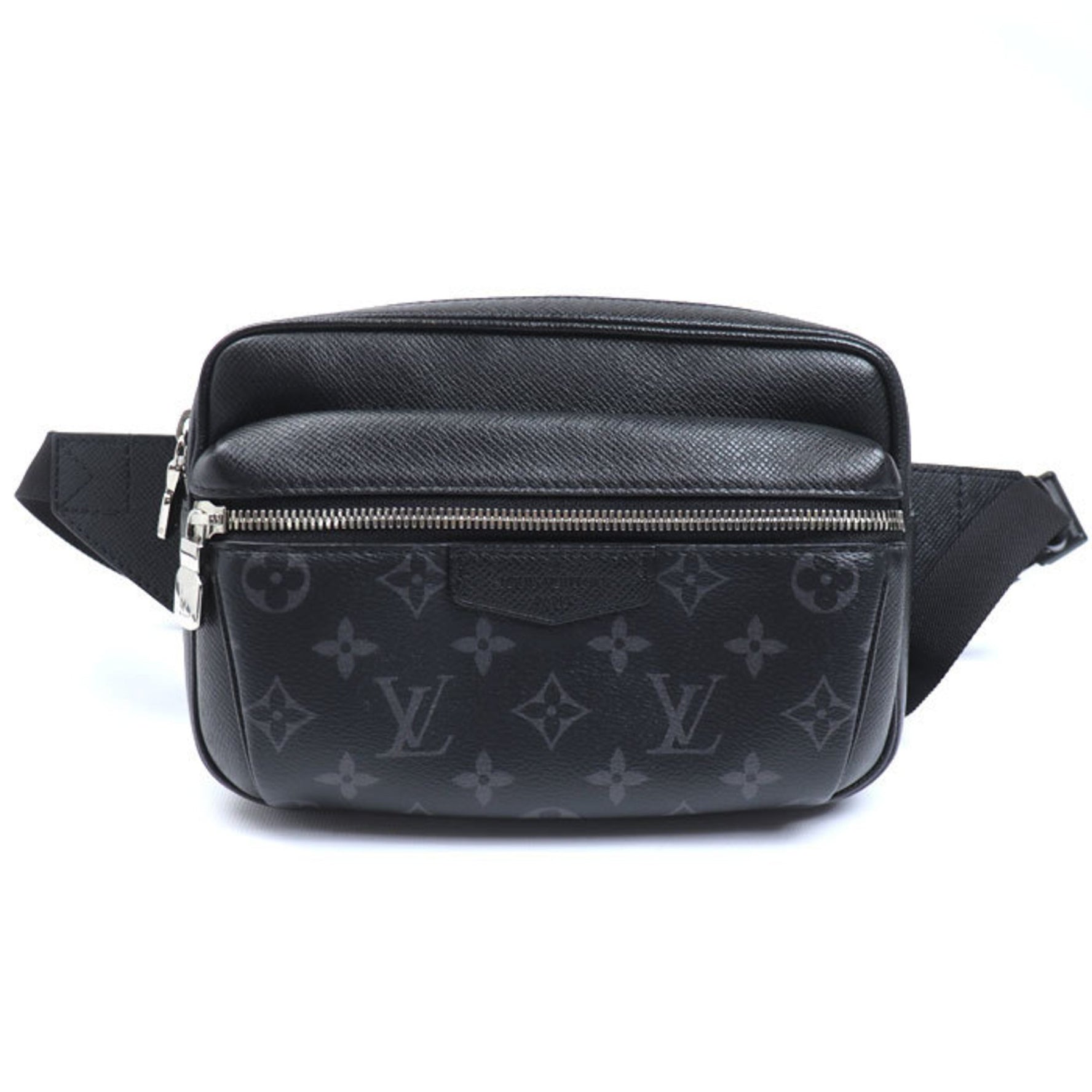 LOUIS VUITTON Taiga Rama Bum Bag, Outdoor Body Black