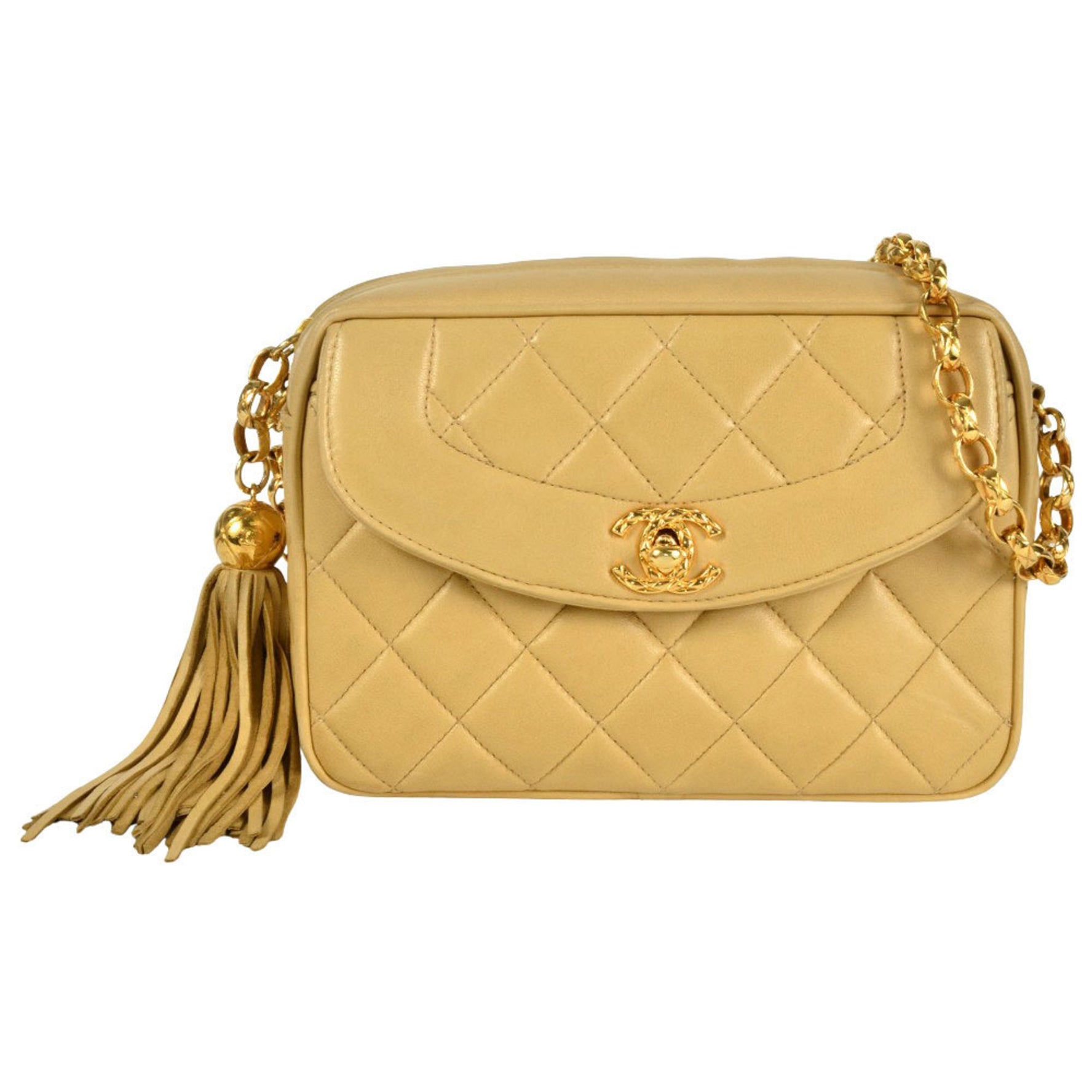 CHANEL Shoulder Bag Lambskin Diana Flap Coco Mark