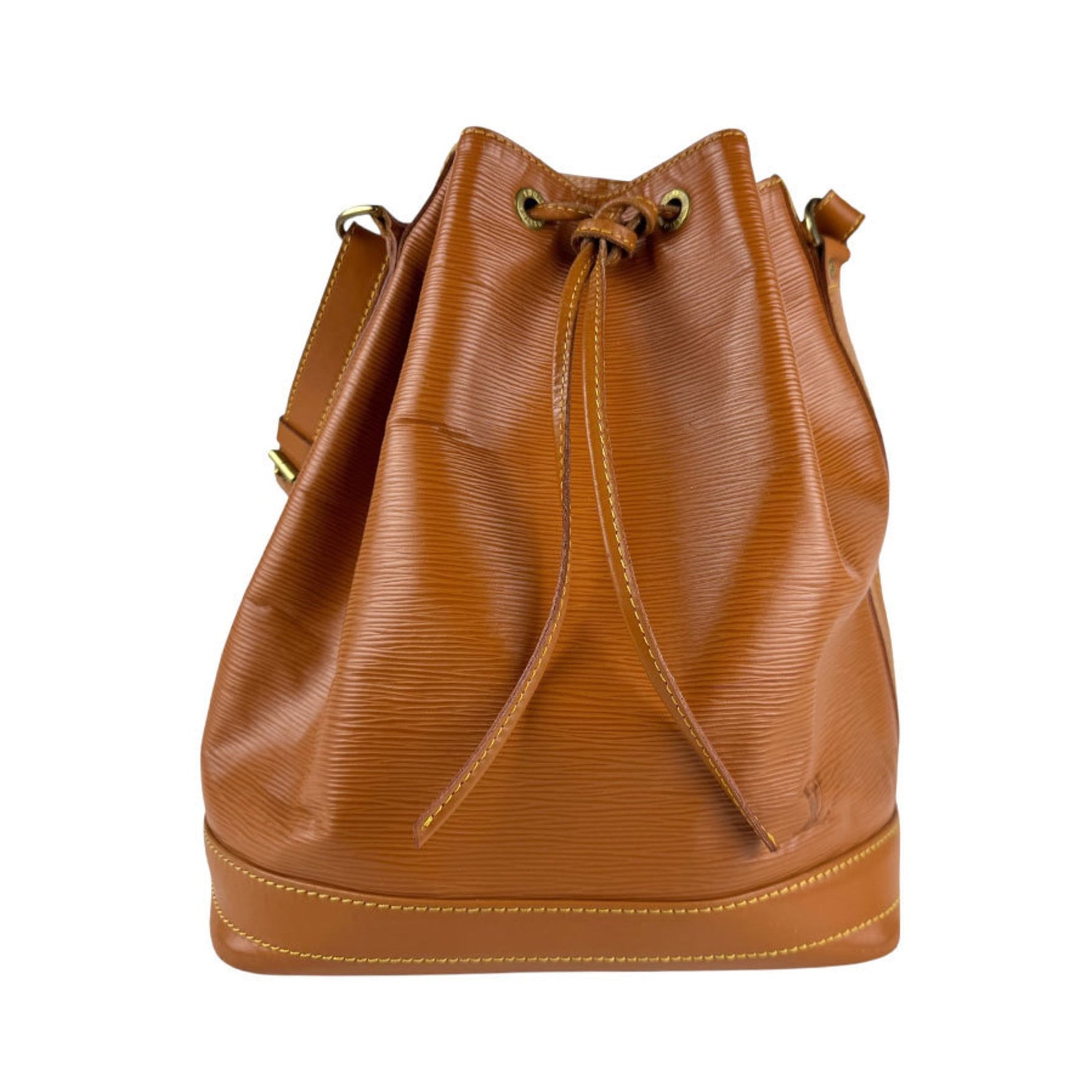 Louis Vuitton Epi Noe Shoulder Bag in Leather and Zipangu Gold, Men's