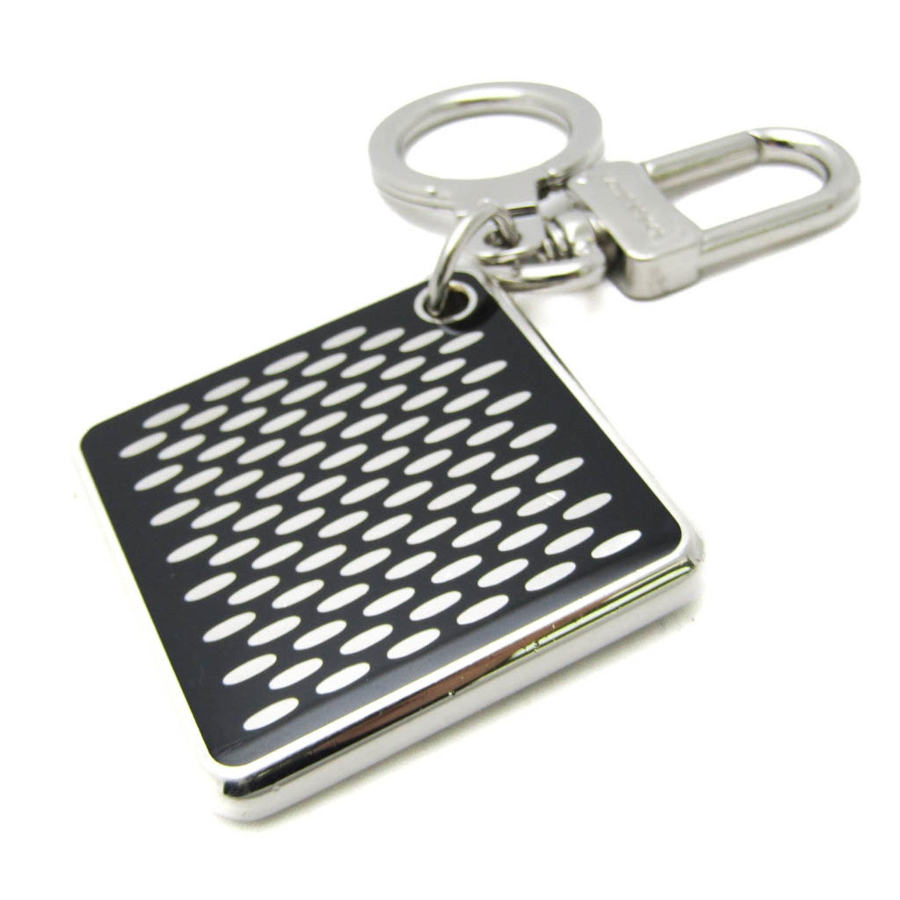 Louis Vuitton Portocle Damier Clark Keyring (Black,Silver)