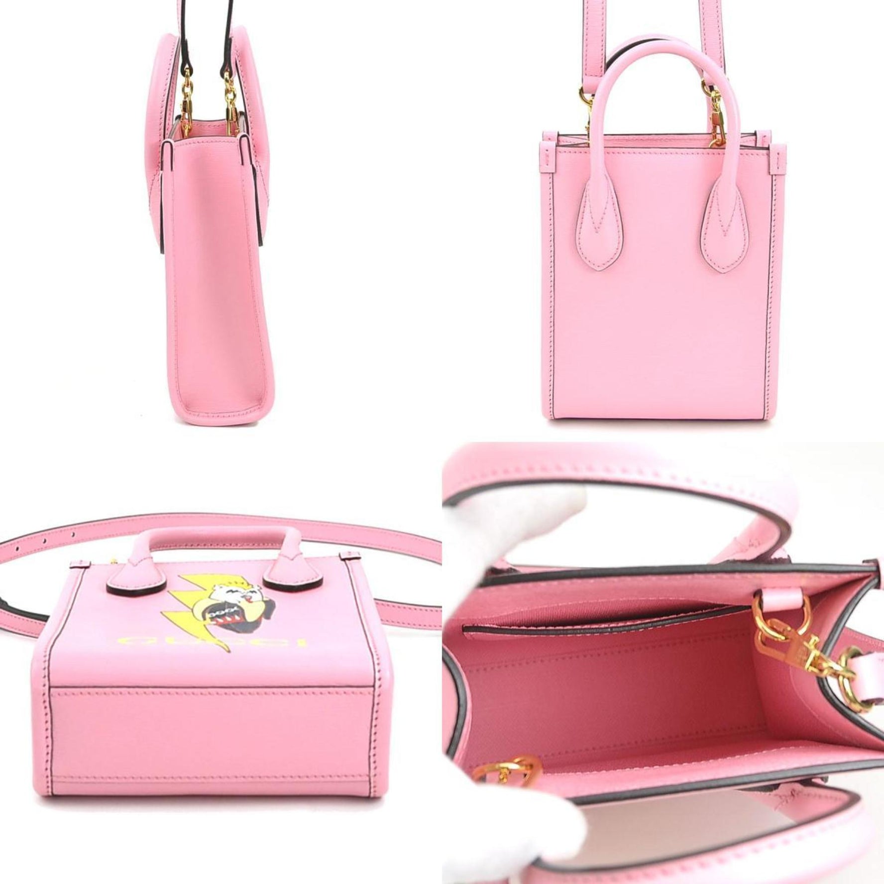 GUCCI shoulder bag handbag Bananya leather ladies