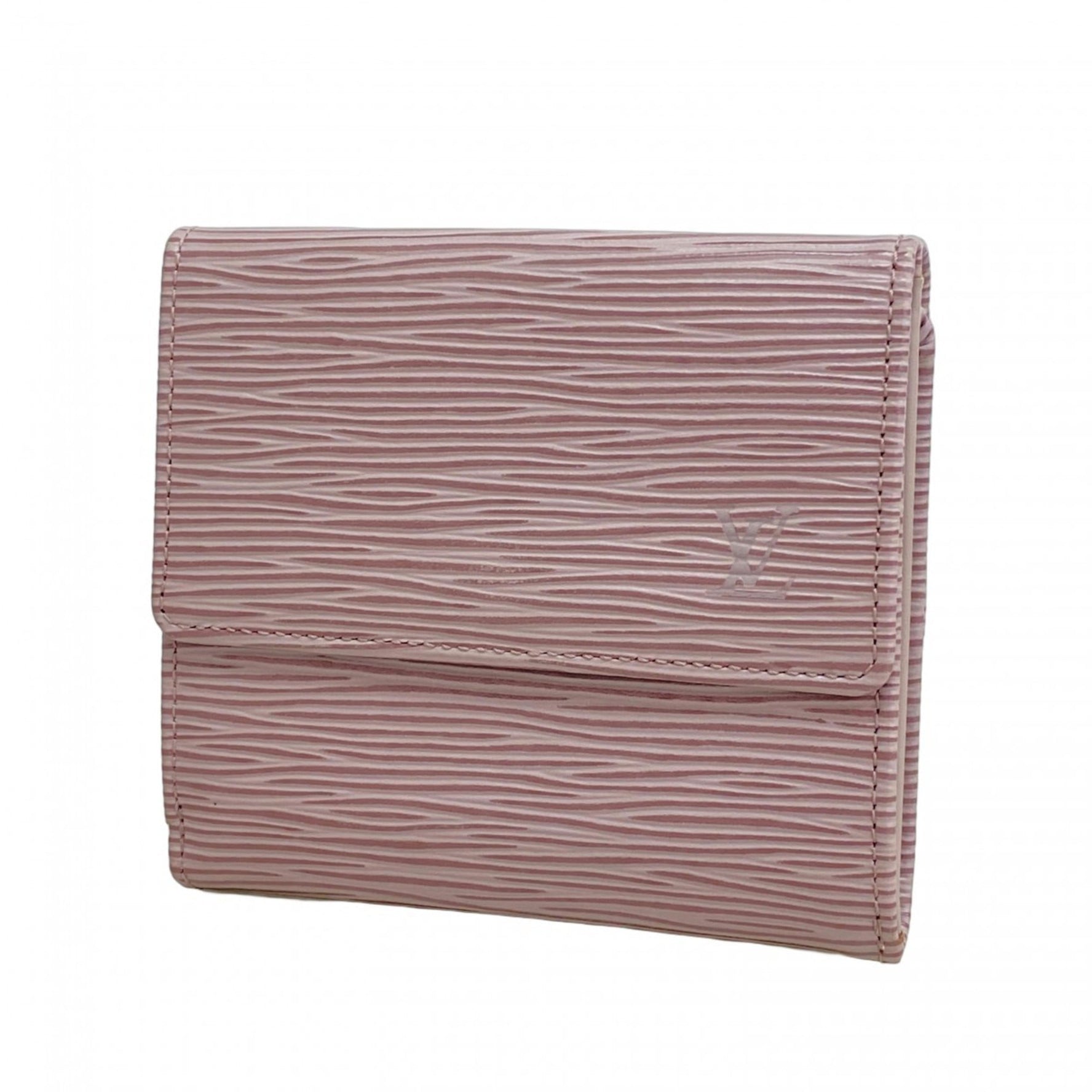 Louis Vuitton Epi Tri-fold Wallet Porte Monnaie Carte Credit Lila