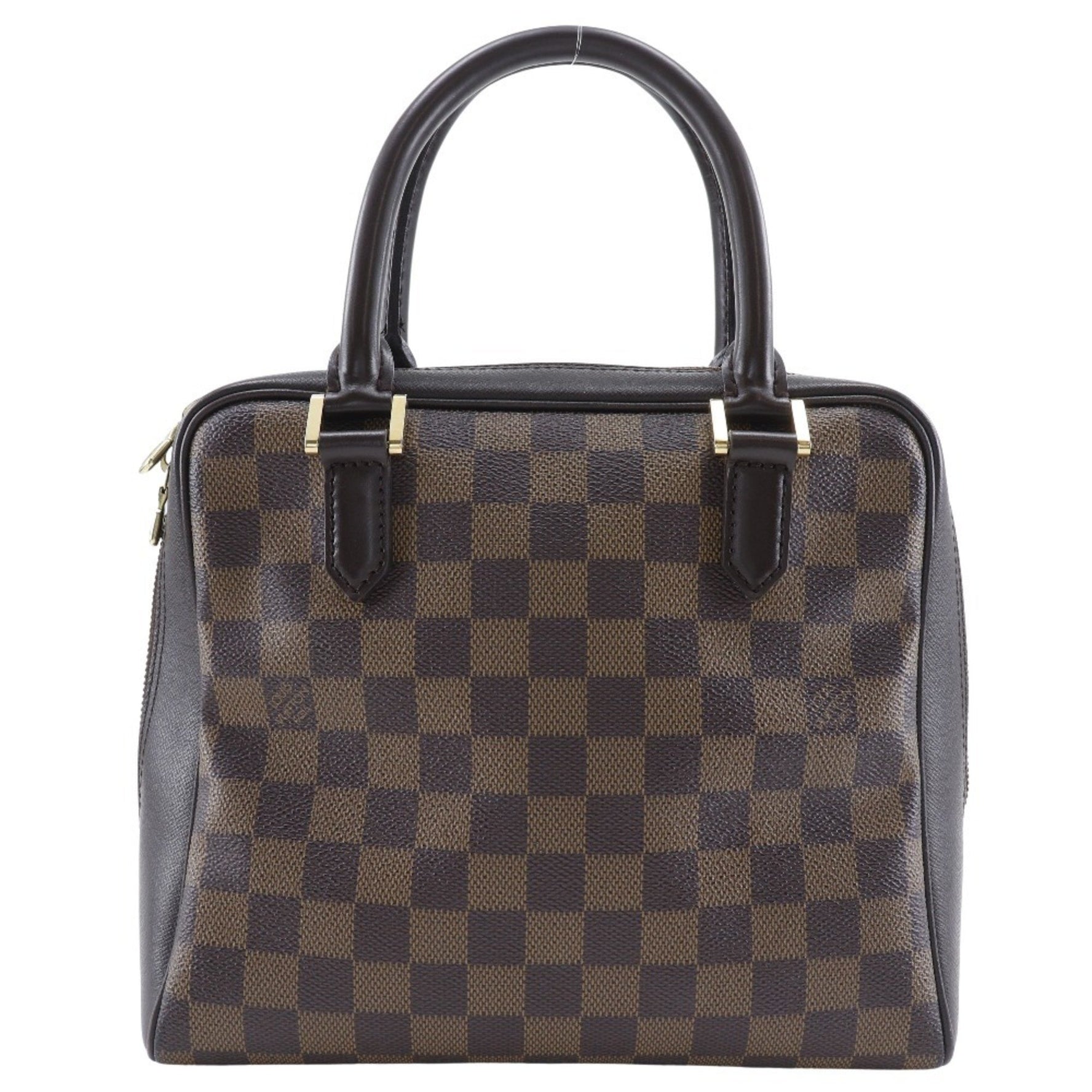 Louis Vuitton Triana Handbag Damier Canvas 1998 Double