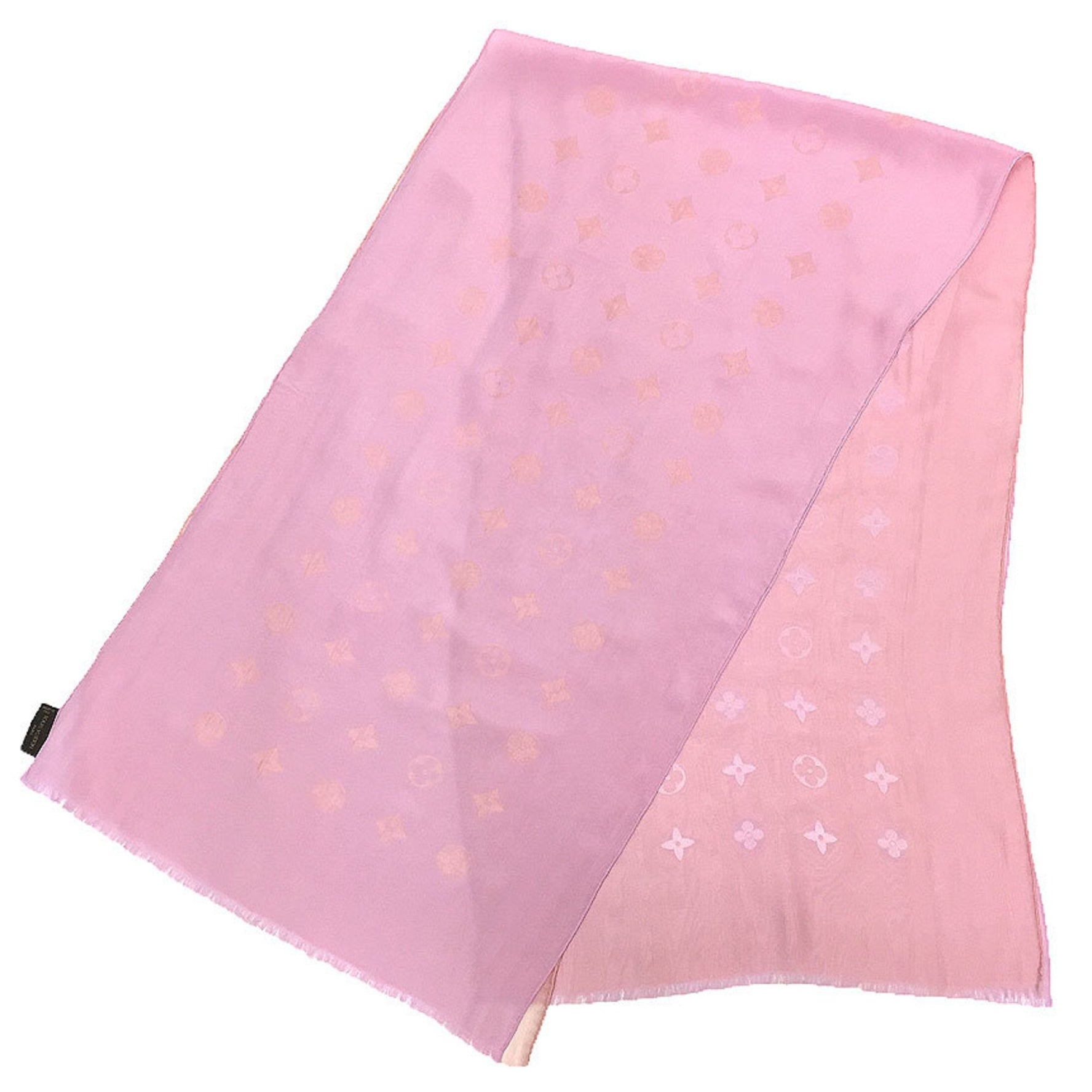 Louis Vuitton Etoile Venice Scarf Muffler Stole Shawl Reversible Monogram Silk Vuitton