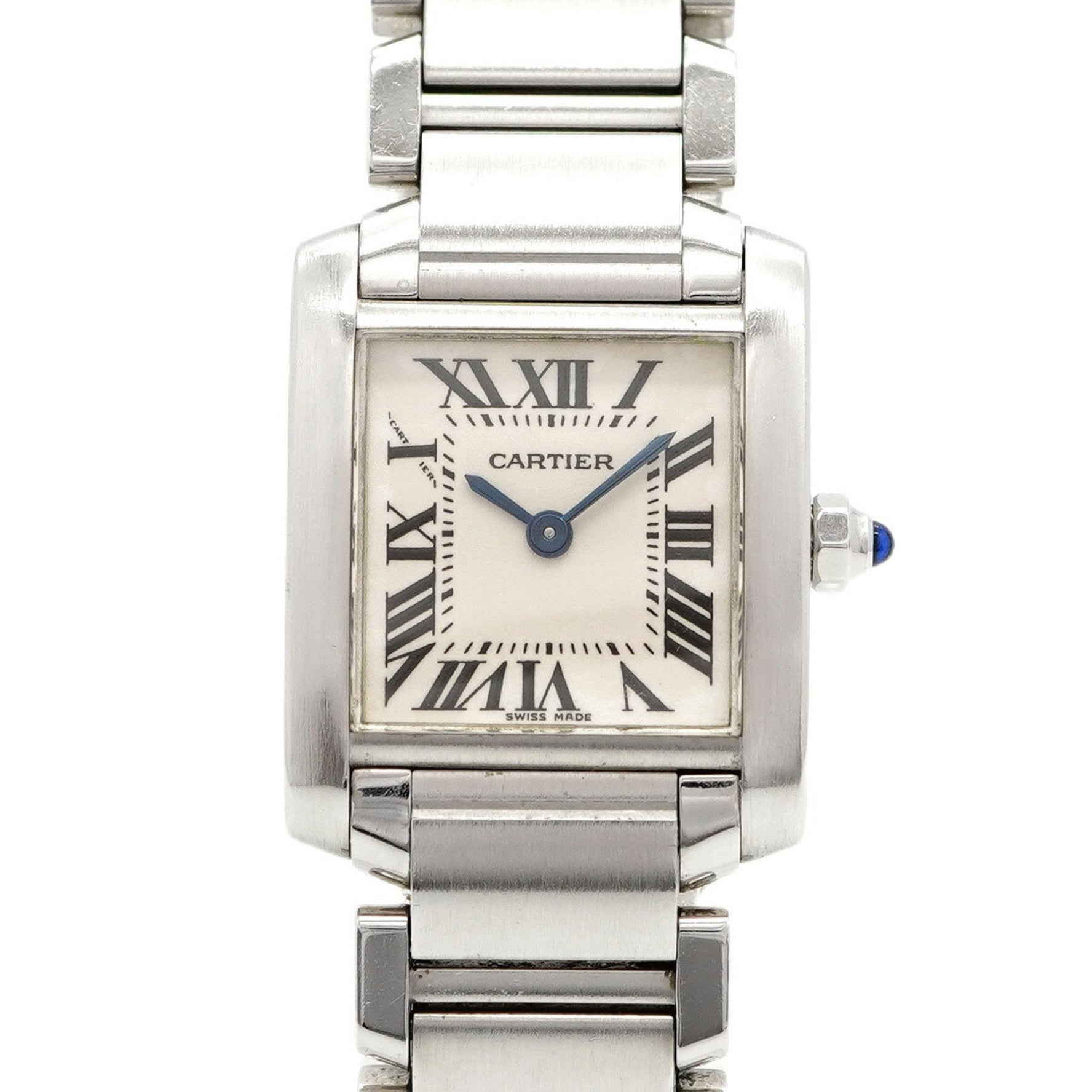 Cartier Tank Française SM White Dial Watch