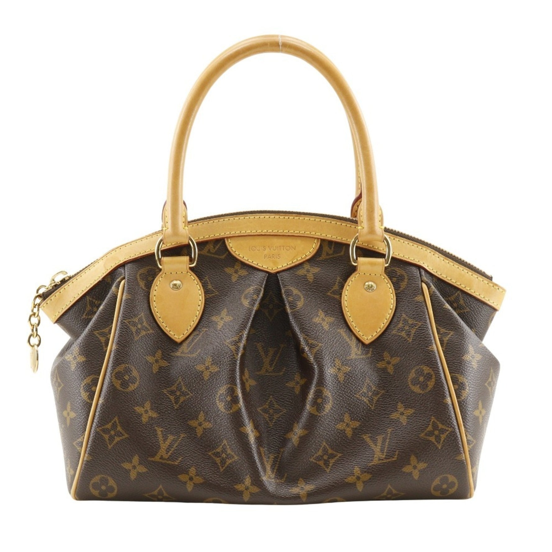 Louis Vuitton Tivoli PM Handbag Monogram Canvas 2011 Brown