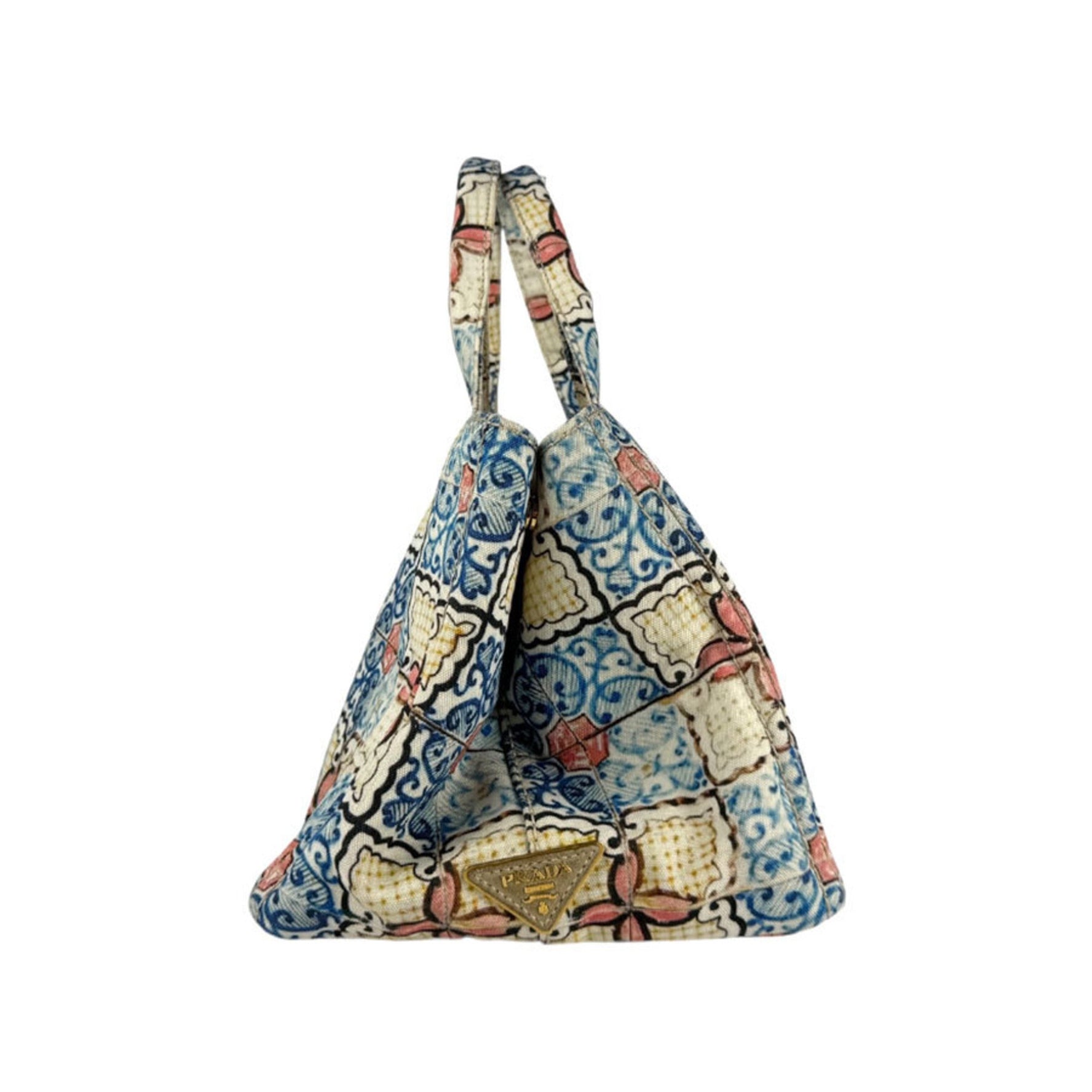 Prada Canapa Canvas Multicolor Handbag for Women z6395