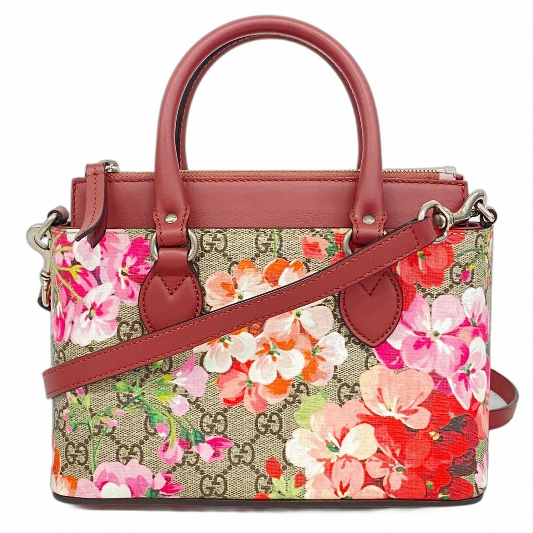 Gucci GG Blooms handbag brown multicolor bag