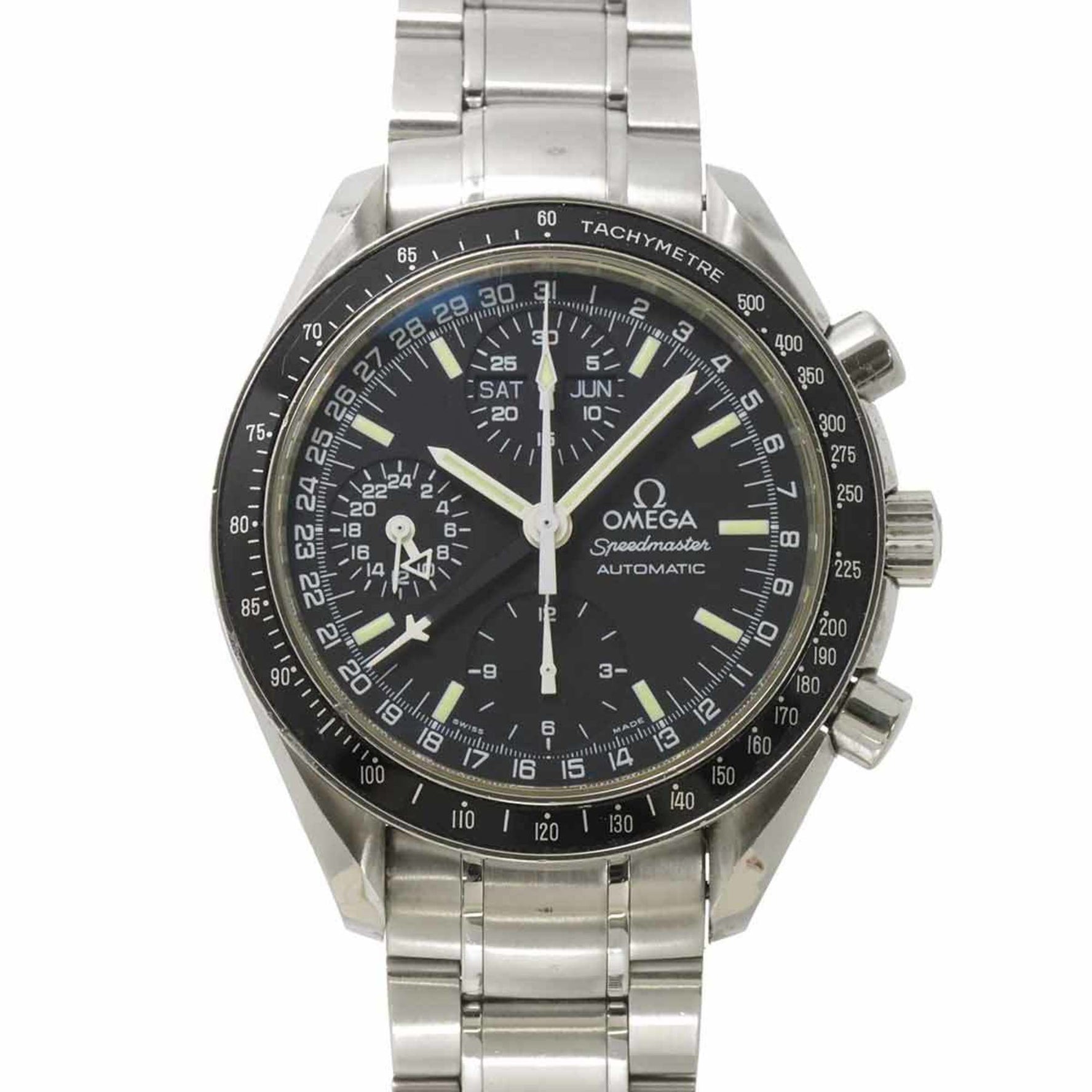 OMEGA Speedmaster Mark 40 Cosmos Triple Calendar 3520 50 Watch Black Automatic