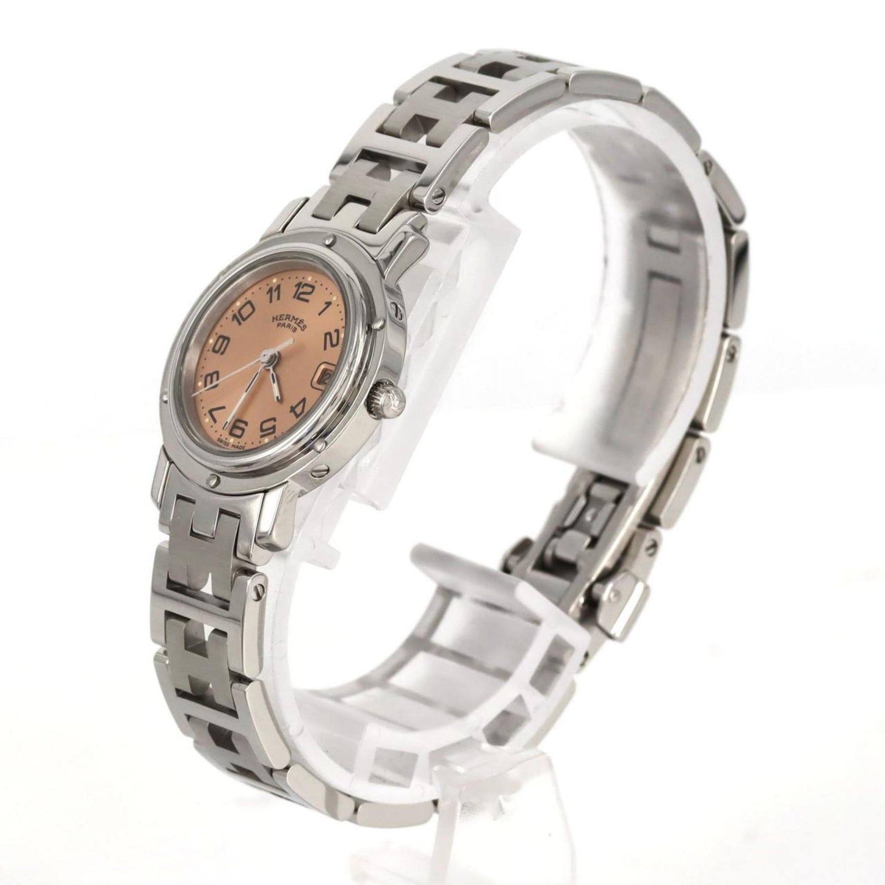 Hermes Clipper SS Quartz Watch