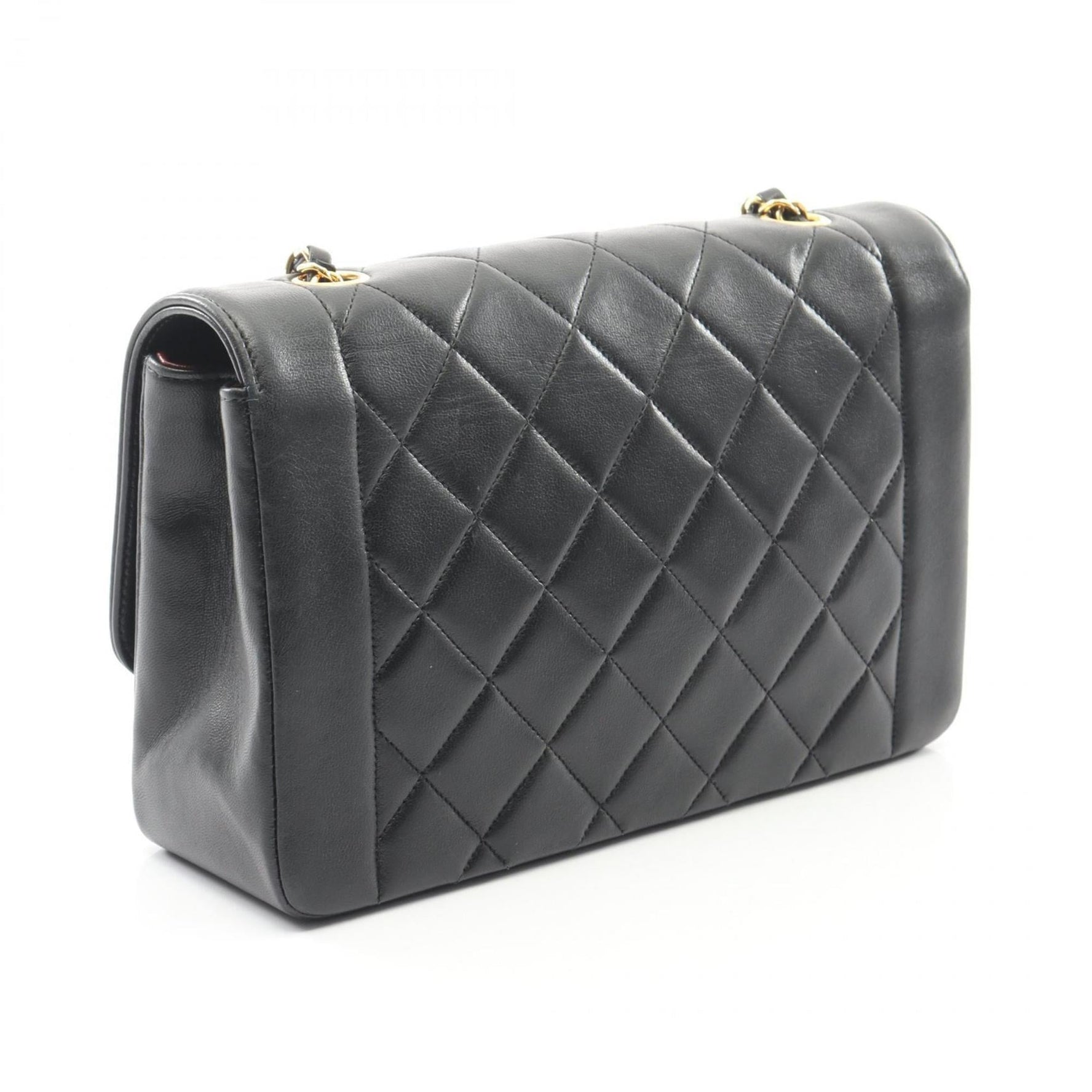 CHANEL Matelasse Diana Flap Shoulder Bag in Lambskin Leather