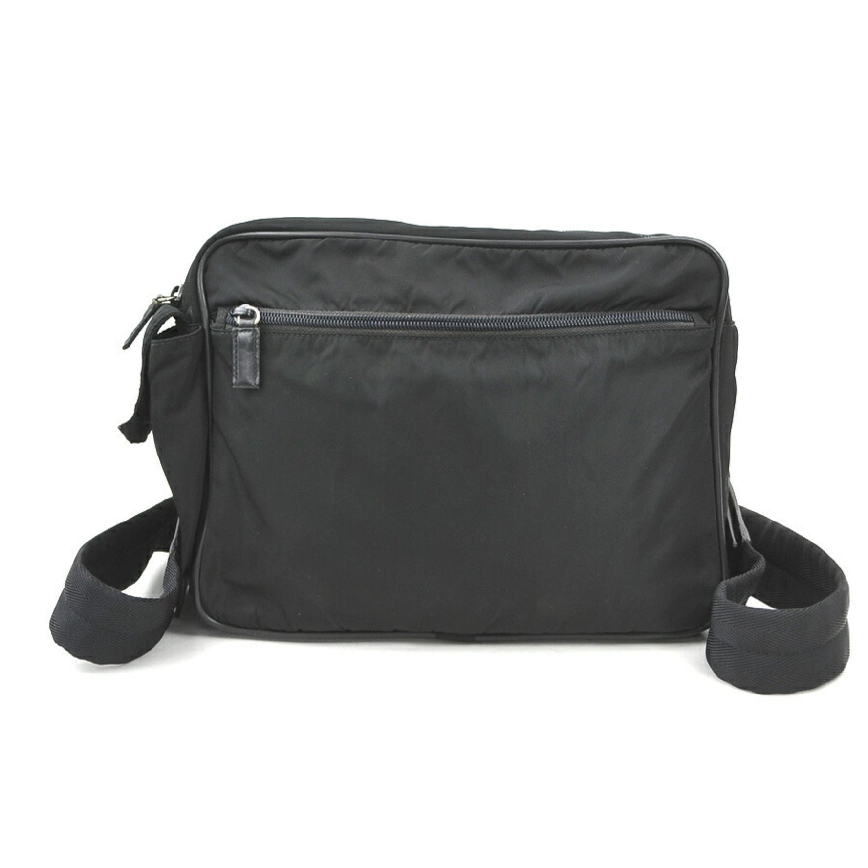 PRADA Backpack Handbag Nylon Silver