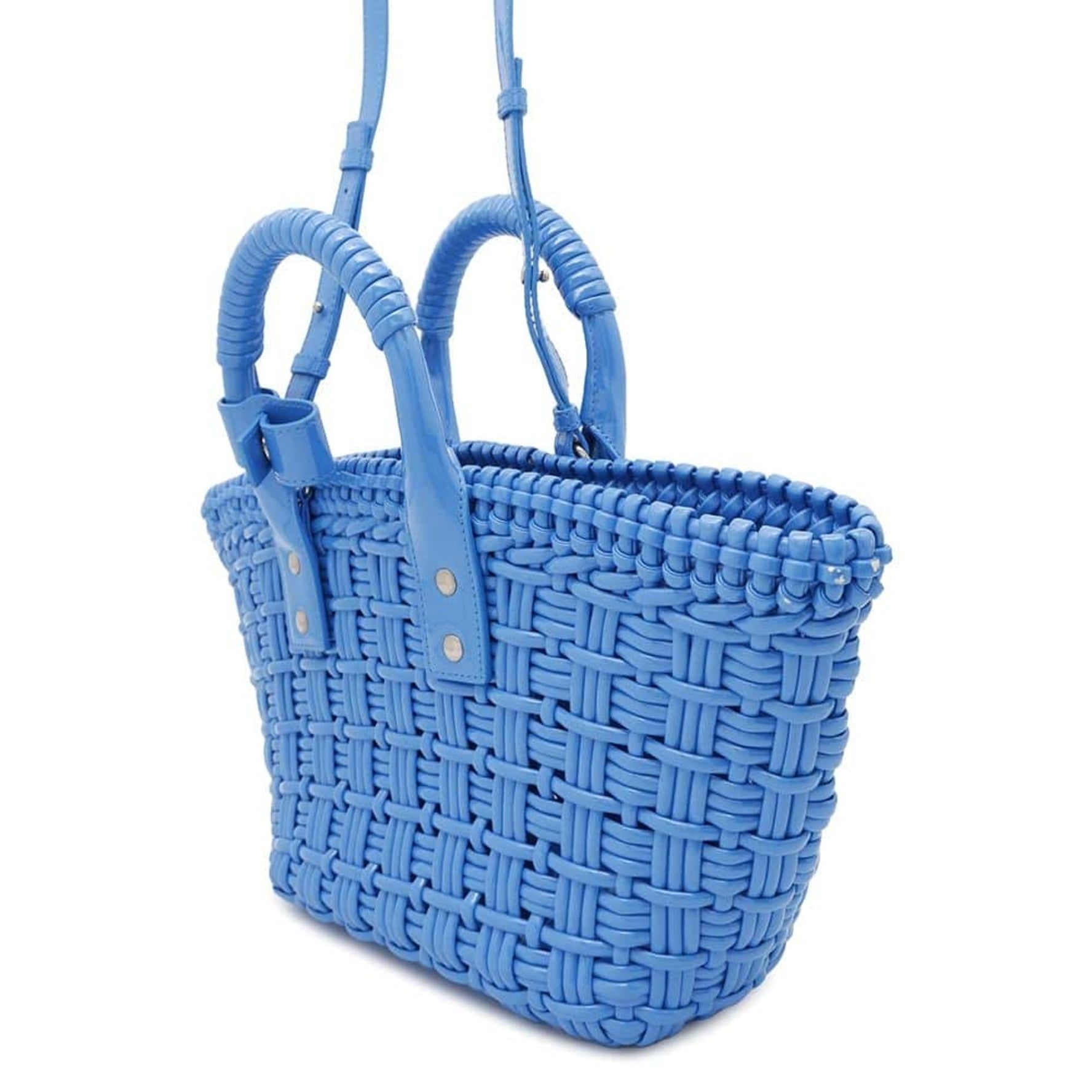 Balenciaga Handbag Bistro XS Patent Leather Shoulder Bag Basket