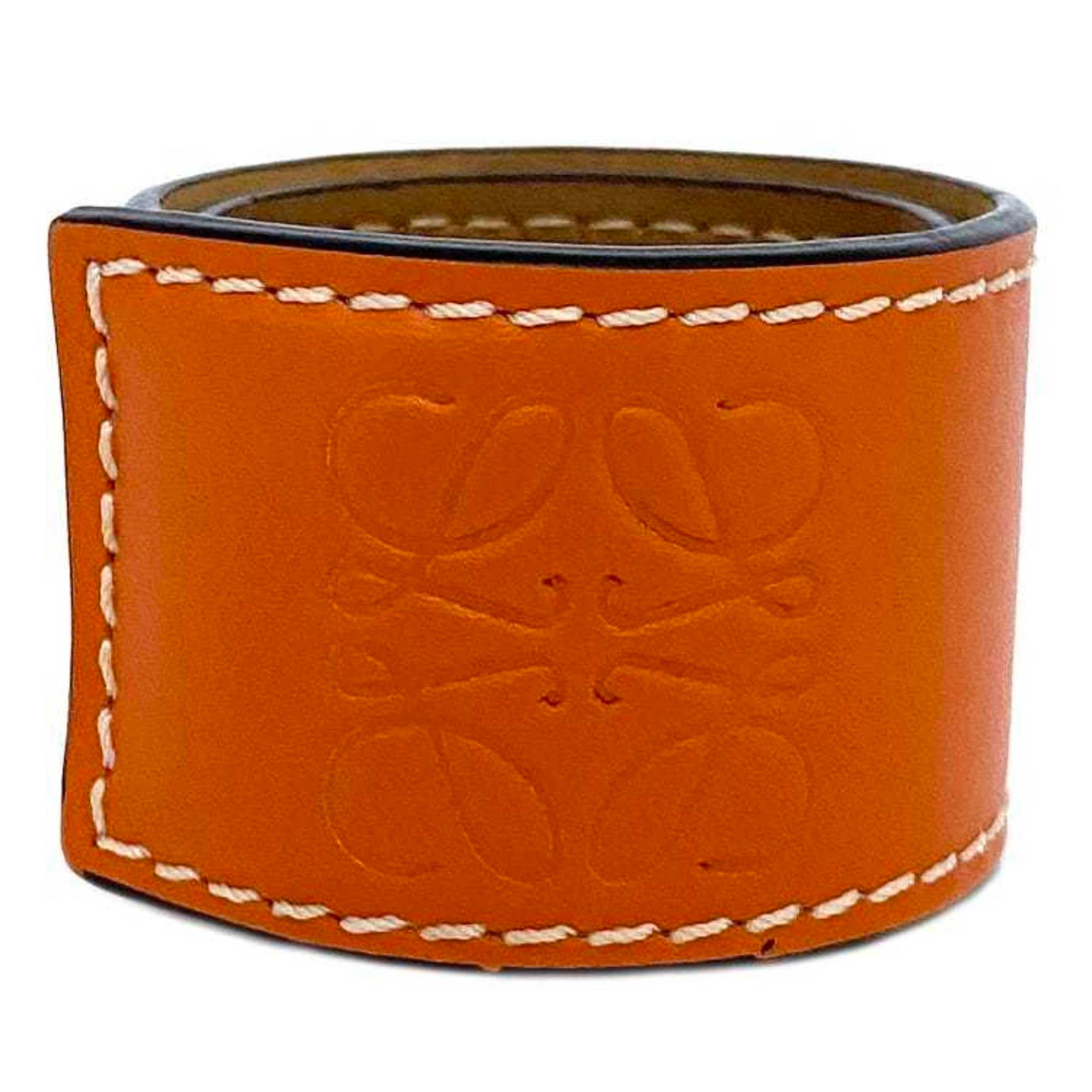 LOEWE Bracelet Anagram Patin Band Leather Ladies