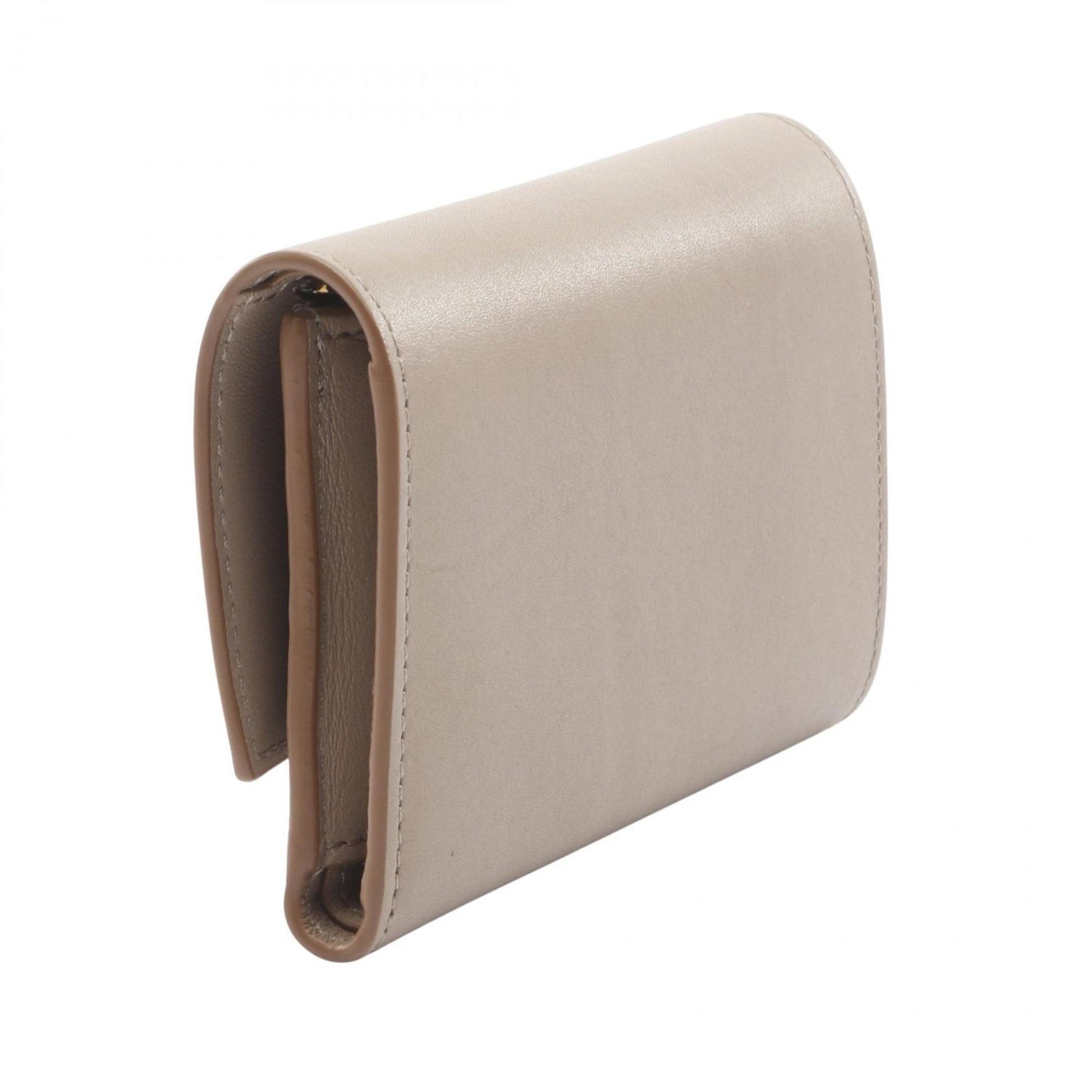 LOEWE Pebble Vertical Wallet, Small Tri-fold Leather