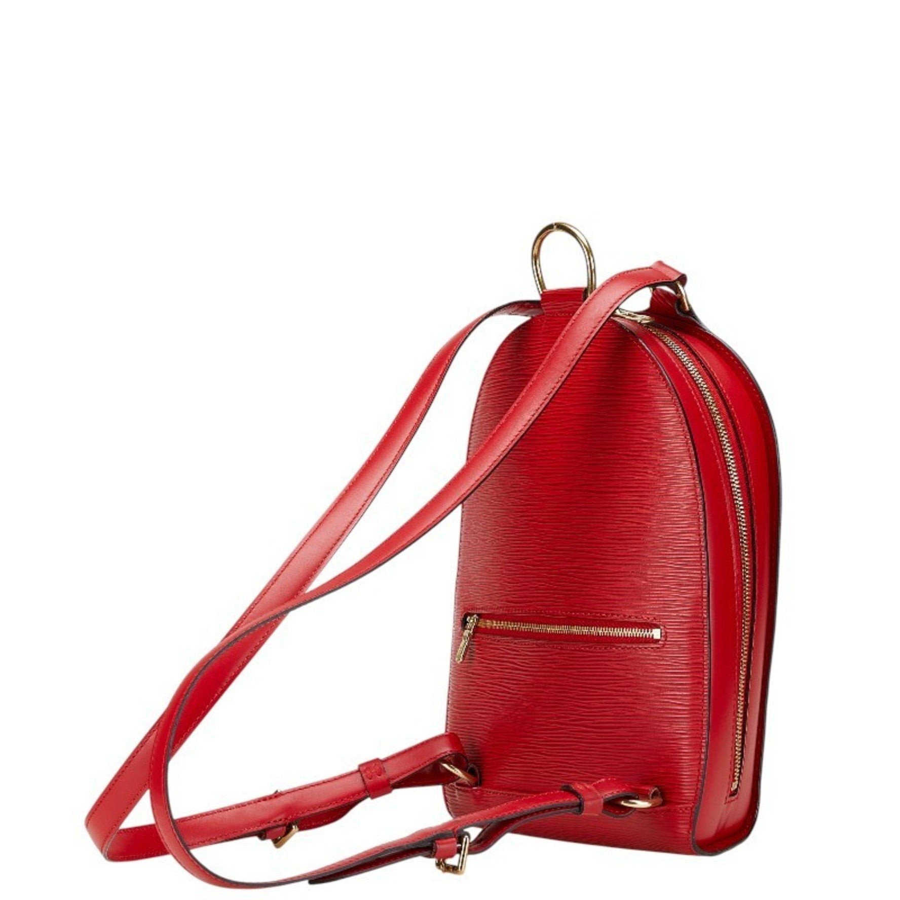 Louis Vuitton Epi Mabion Backpack Castilian Red Leather