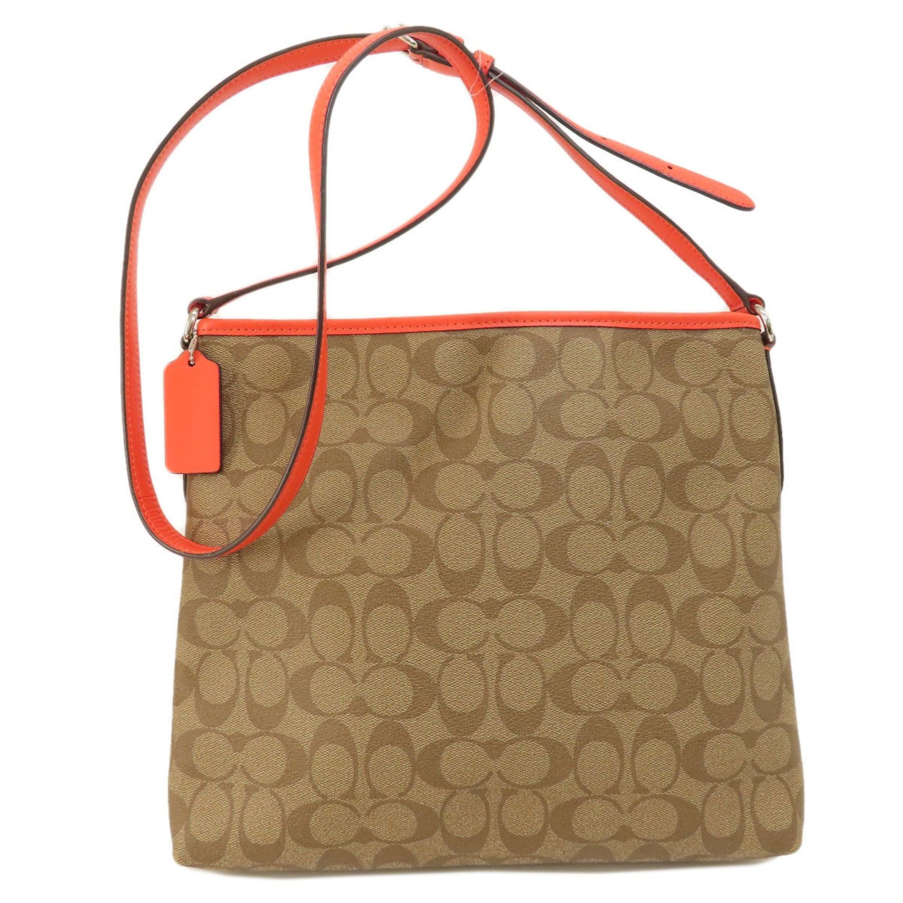 Coach Long Shoulder Signature Bag PVC/Leather