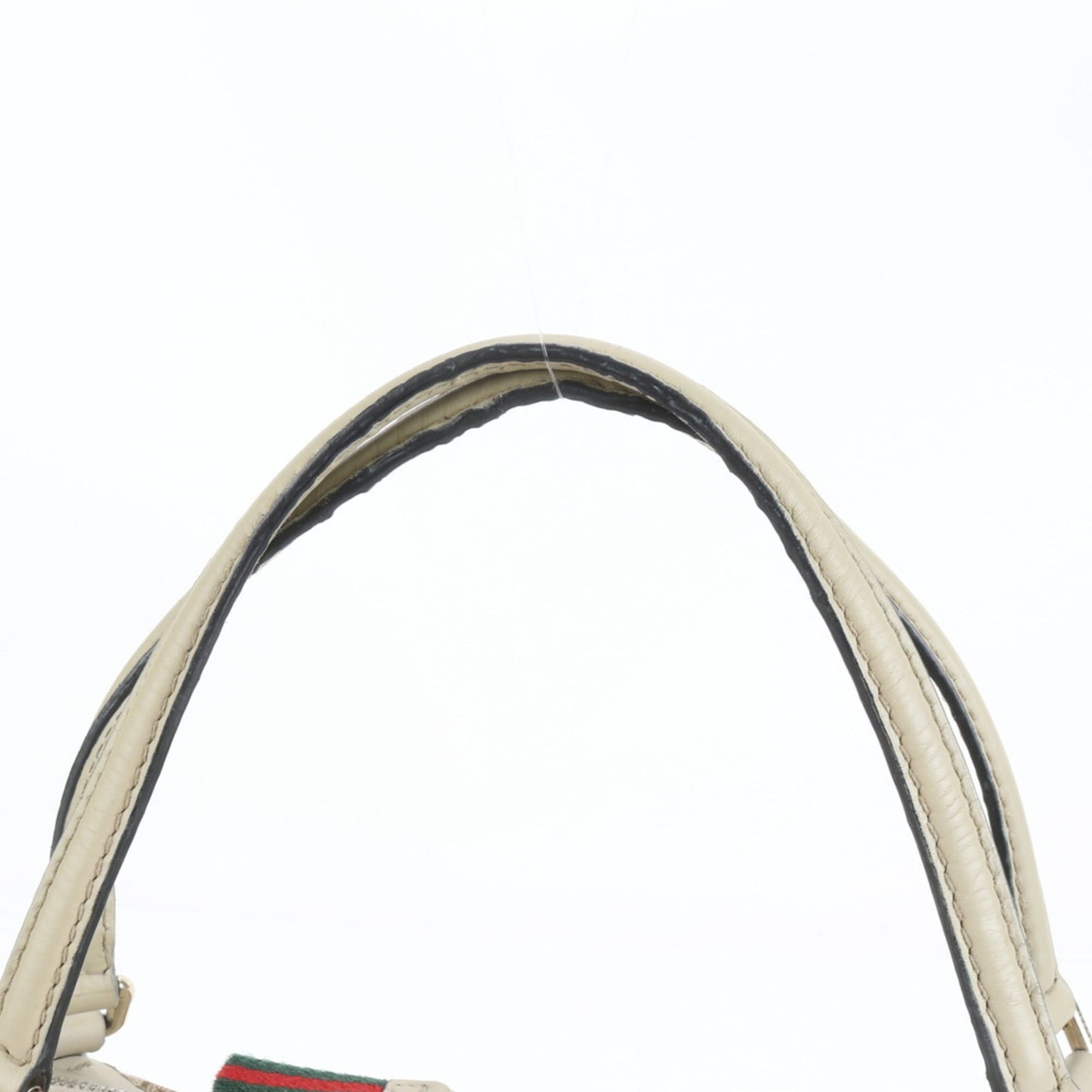 Gucci GG Canvas Sherry Line Mayfair Leather Tote Bag, Handbag