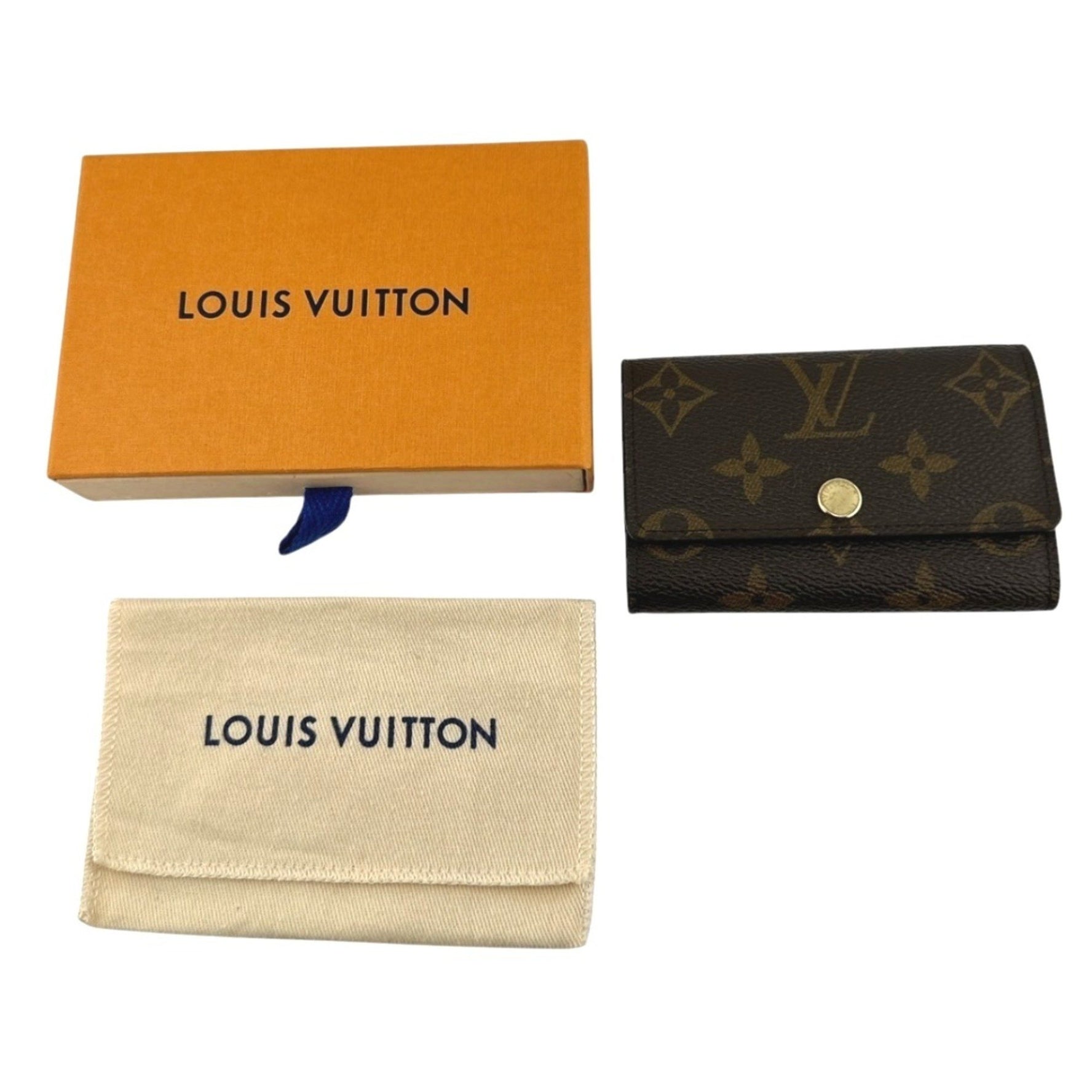 Louis Vuitton Key Case 6 Monogram Multicle Canvas LV