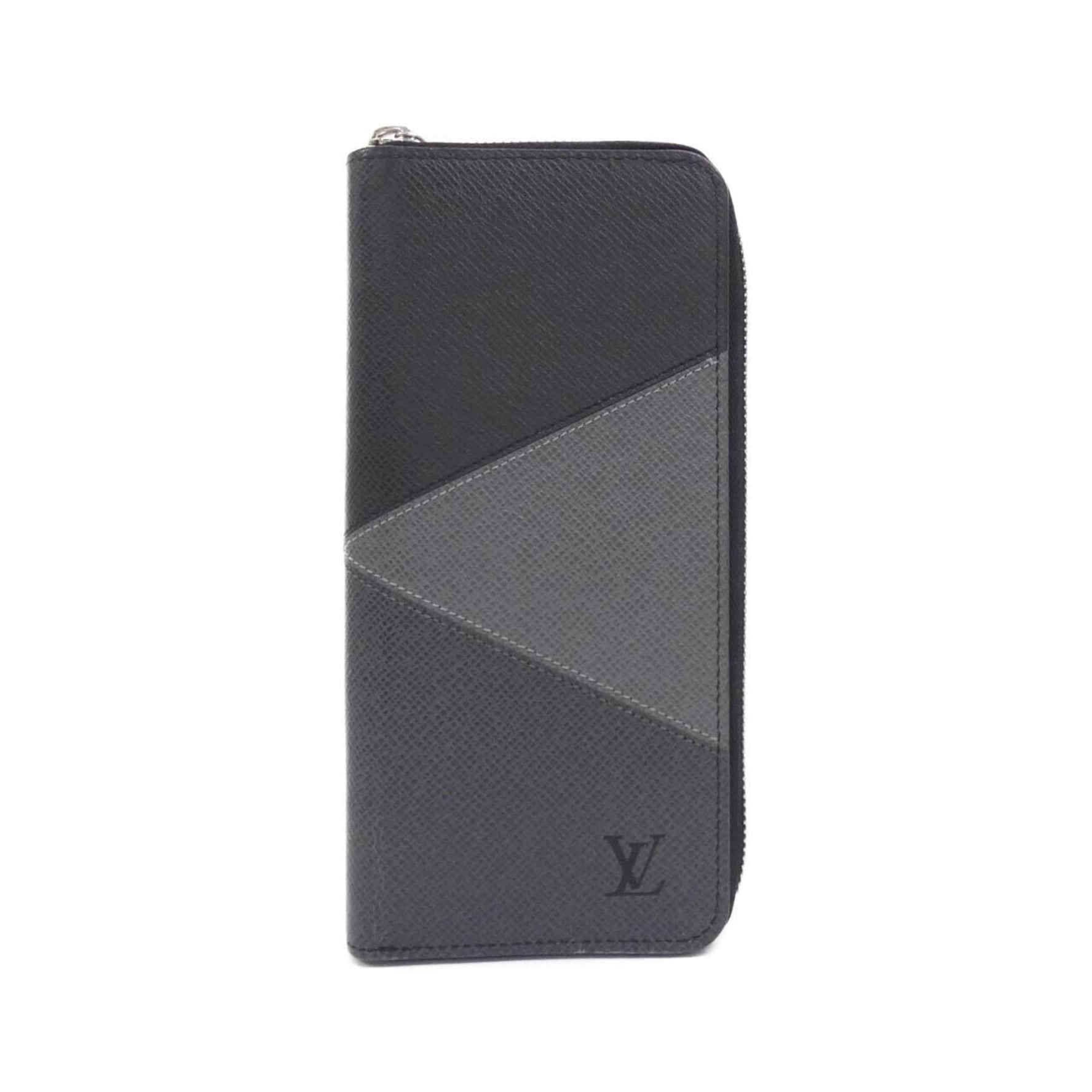 Louis Vuitton Taiga (V Pattern) Zippy Wallet Vertical