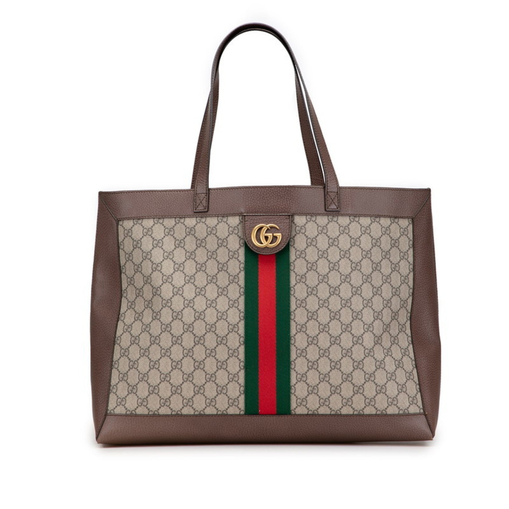 Gucci x Disney The Three Little Pigs GG Supreme Ophidia Handbag Tote Bag Beige Multicolor Leather