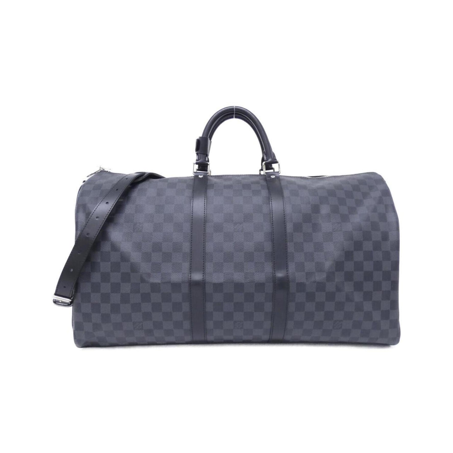 Louis Vuitton Damier Graphite Keepall Bandouliere Boston Bag