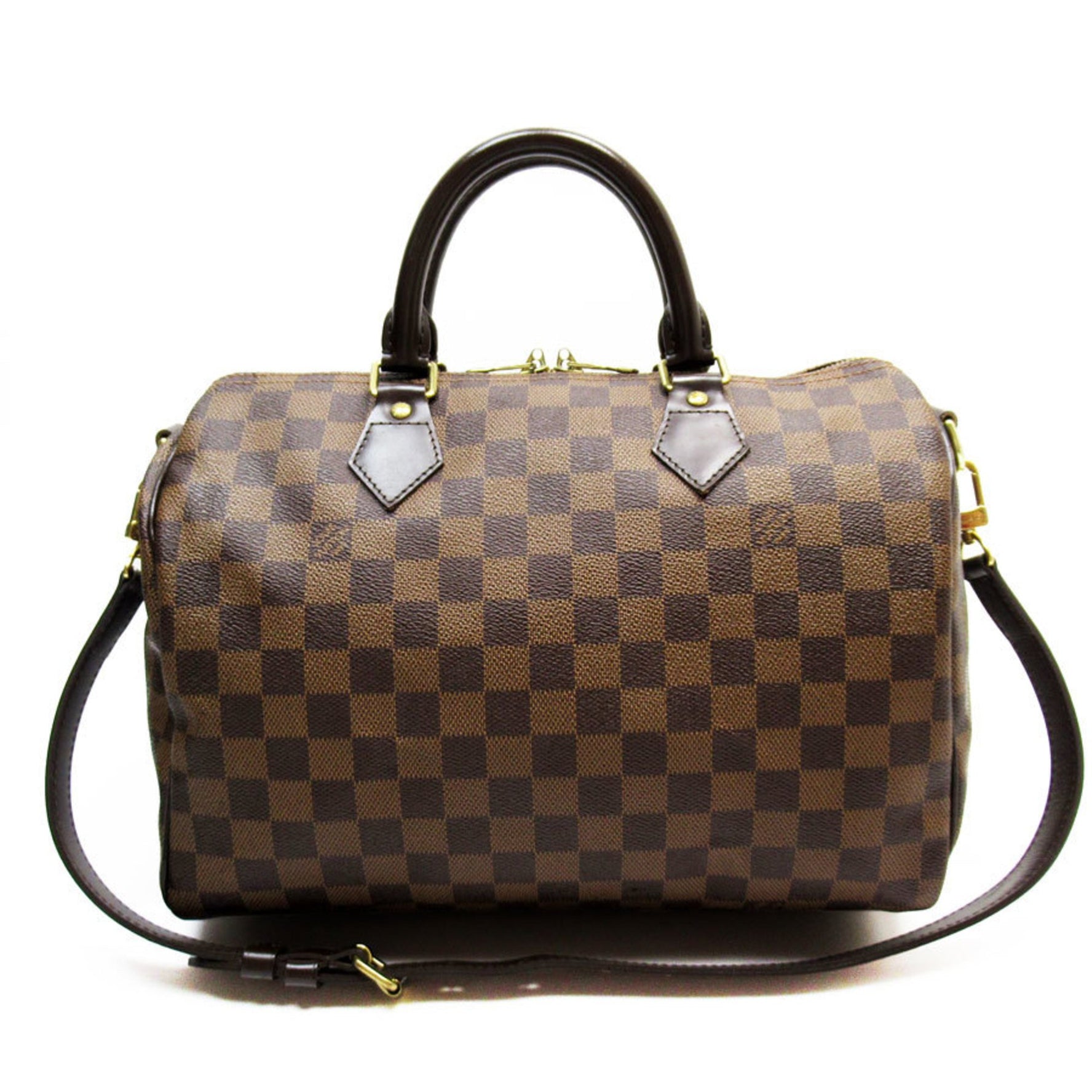 Louis Vuitton Handbag Shoulder Bag Damier Speedy Bandouliere 30 Canvas Ebene