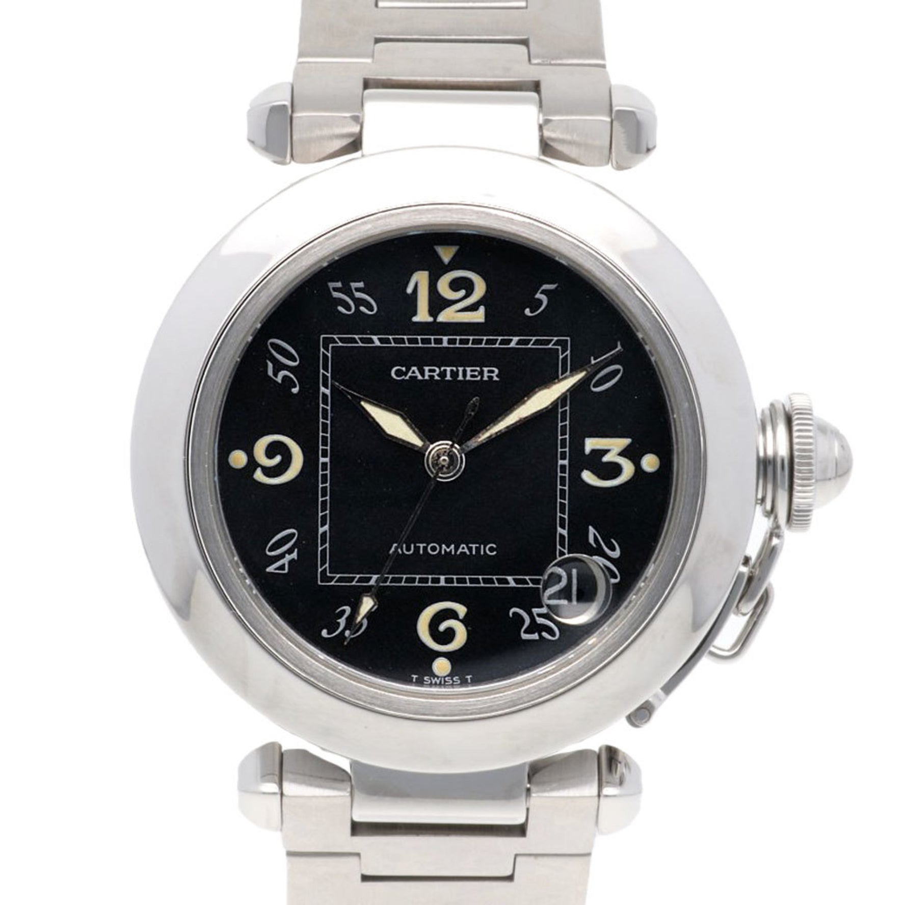 Cartier Pasha Watch, Stainless Steel 2324, Automatic, Unisex, Overhauled