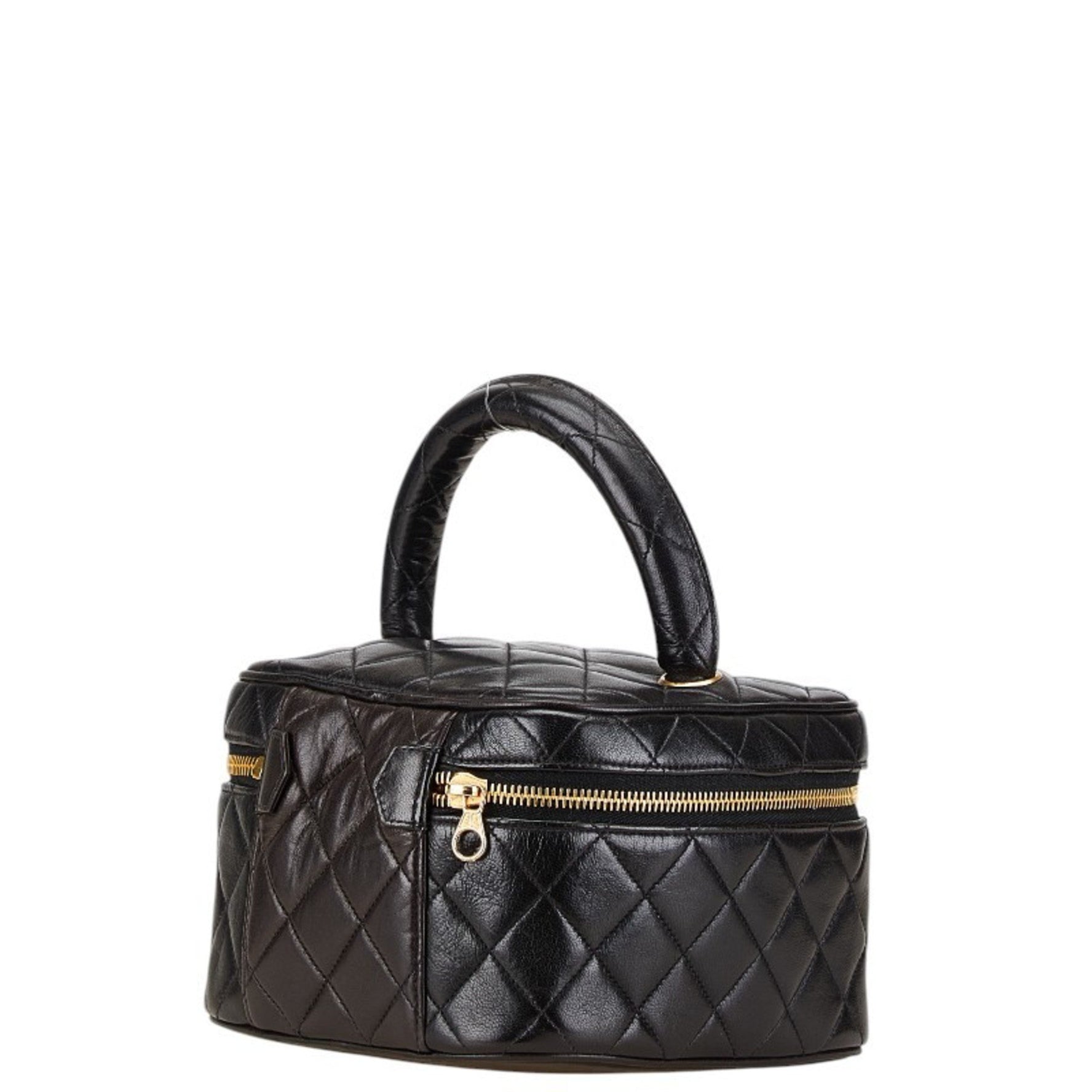 CHANEL Matelasse Coco Mark Vanity Bag in Lambskin