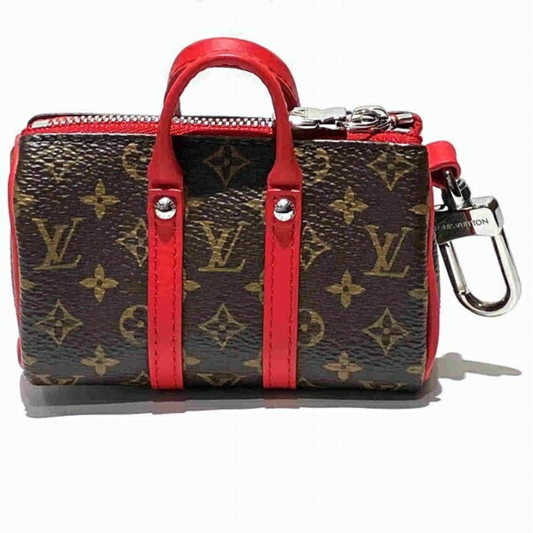 Louis Vuitton Monogram Keepall Keychain Pouch Bag Charm Men's Accessories