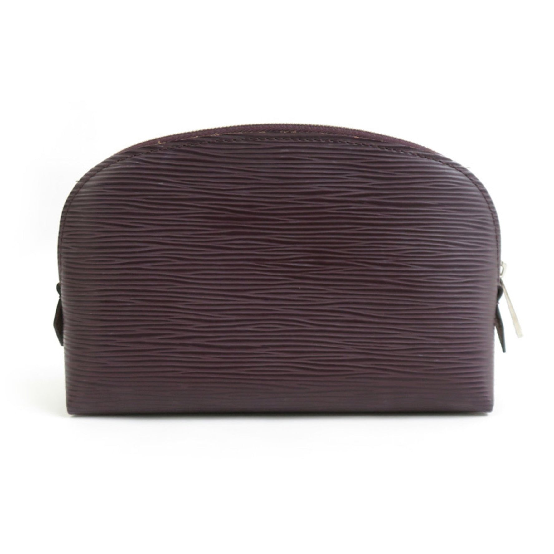 Louis Vuitton Epi Pochette Tick Leather Dark Purple Silver