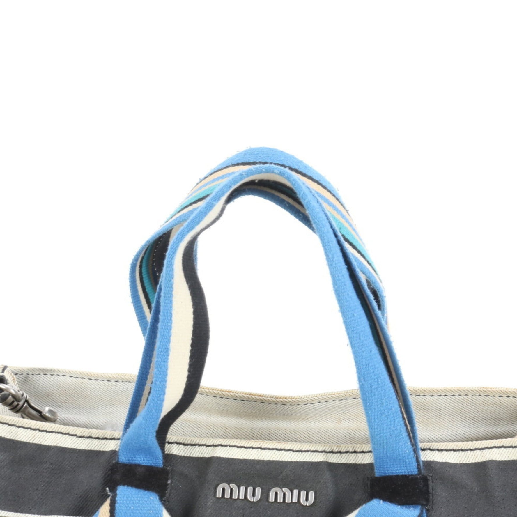 Miu Miu Miu Shoulder/Crossbody Tote Bag with Guarantee, Graphic Logo