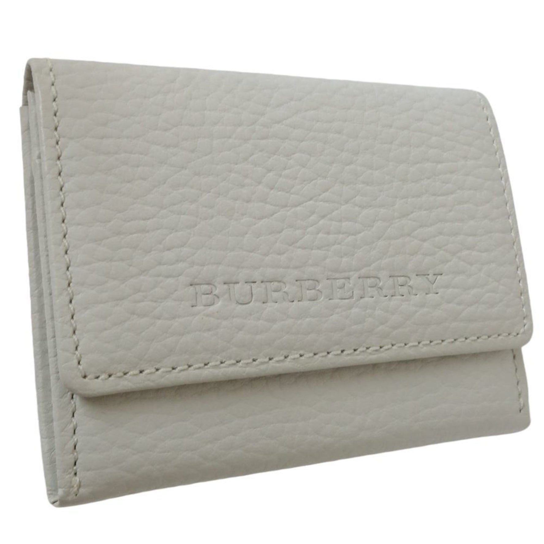 BURBERRY Business card holder case leather