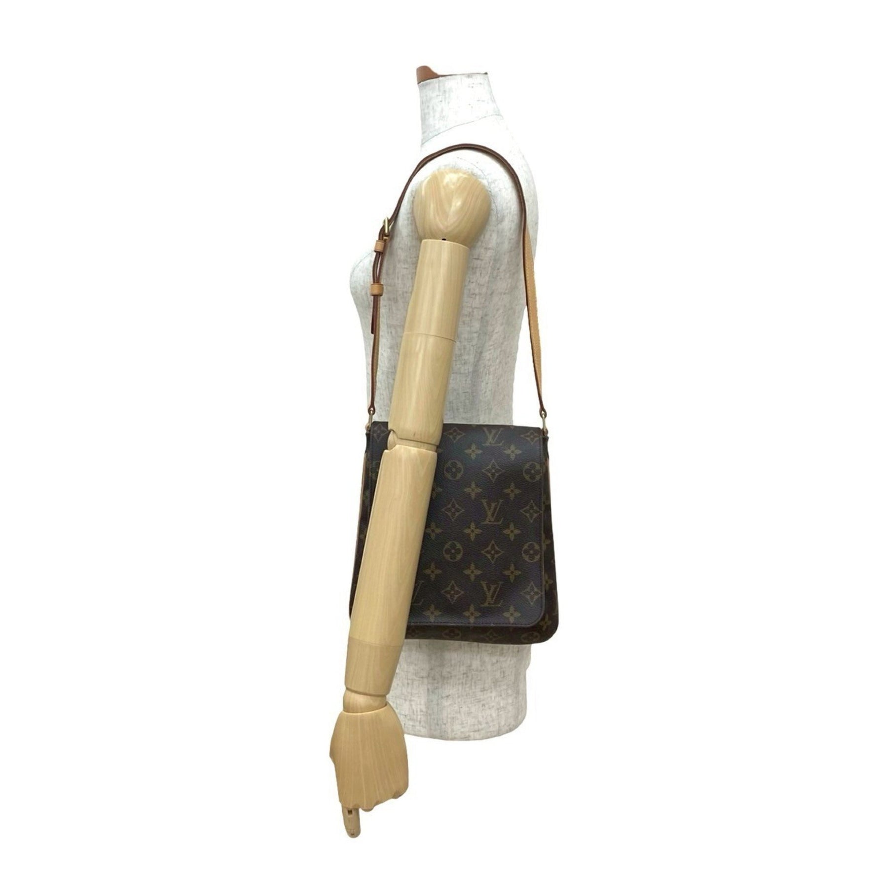 Louis Vuitton Musette Salsa Monogram Leather Semi-Shoulder Bag